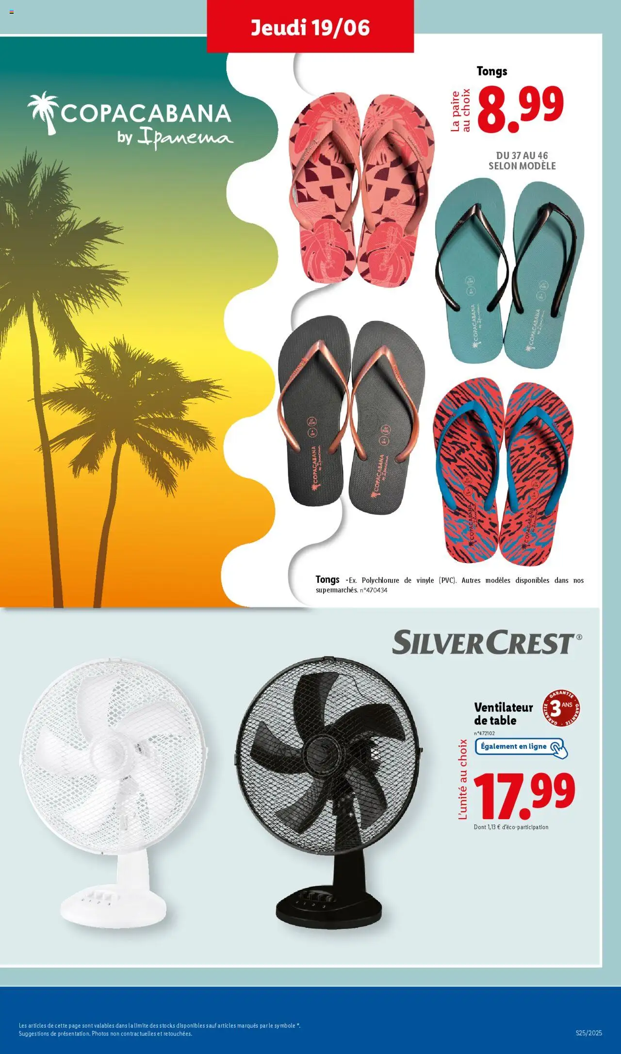  | Page: 35 | Produits: Ventilateur, Table, Tongs