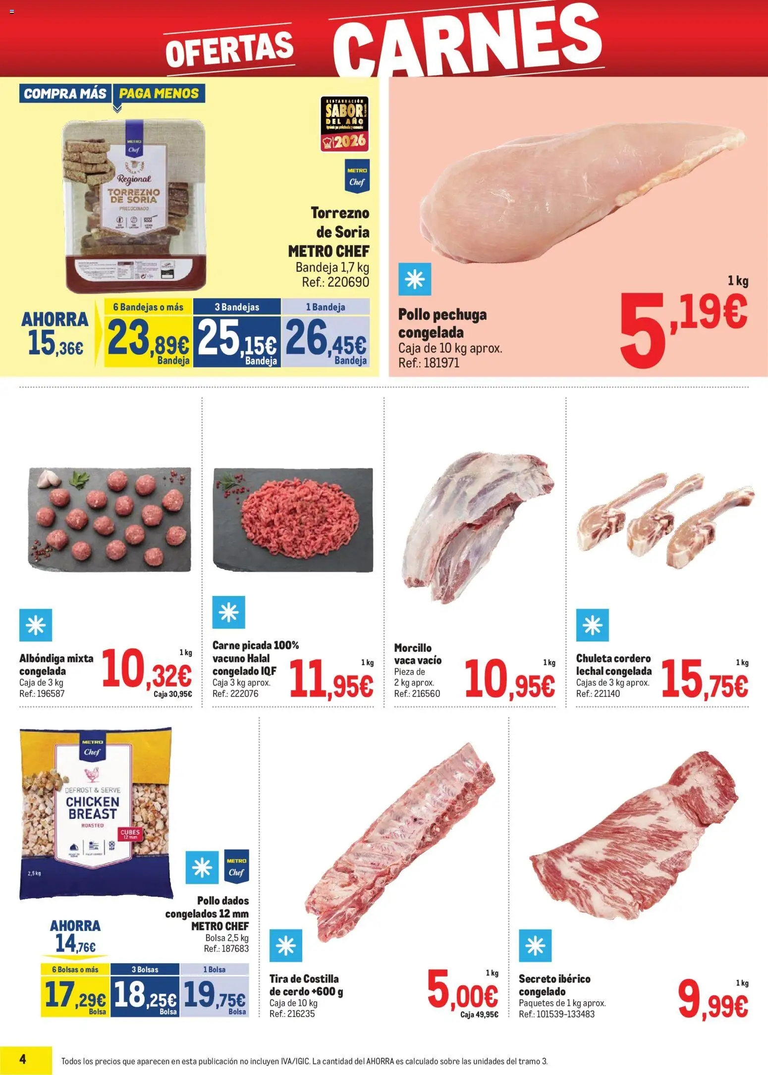 Makro - Precios Levante │ válido desde el 02.02.2026 | Página: 4 | Productos: Bolsa, Φίλτρο καφέ, Bandeja, Caja