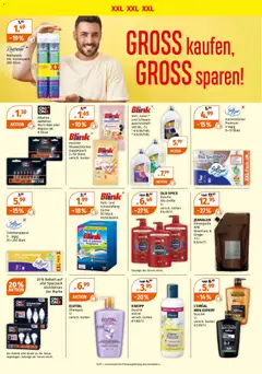 OLD SPICE Dusche XXL-Größe, Dusche XXL-Größe 1 l versch. Sorten ab 05.01.2026 gültig | Seite: 25 | Produkte: Wattepads, Batterien, Dusche, Shower Gel