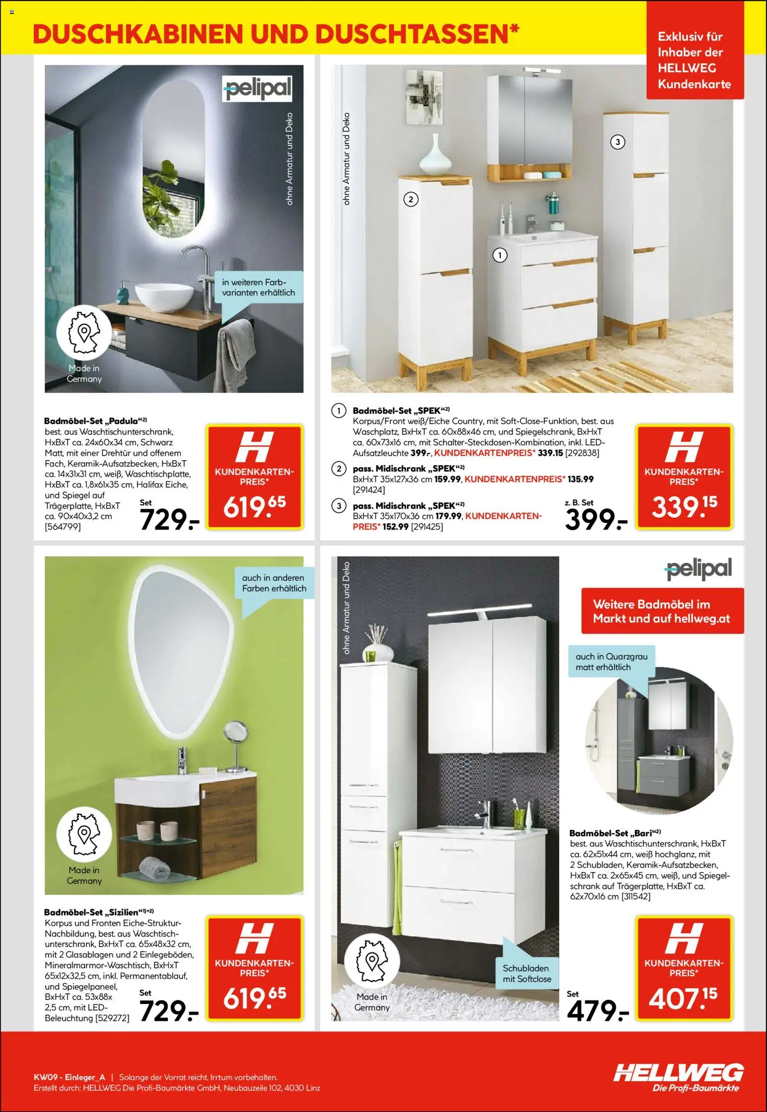 HELLWEG Flugblatt gültig ab 26.02.2026 | Seite: 9 | Produkte: Schrank, Spiegel