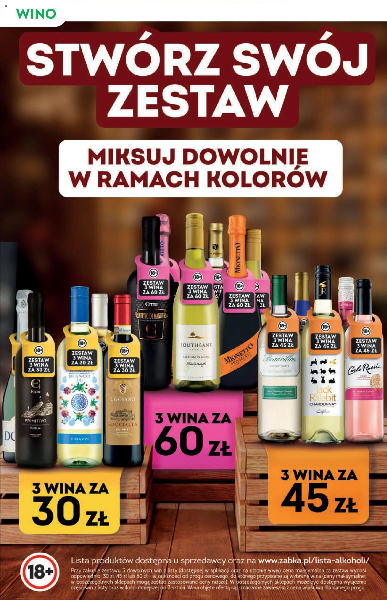 Żabka gazetka - Katalog win od 04.03.2026 | Strona: 2 | Produkty: Chardonnay, Wino, Prosecco, Carlo Rossi