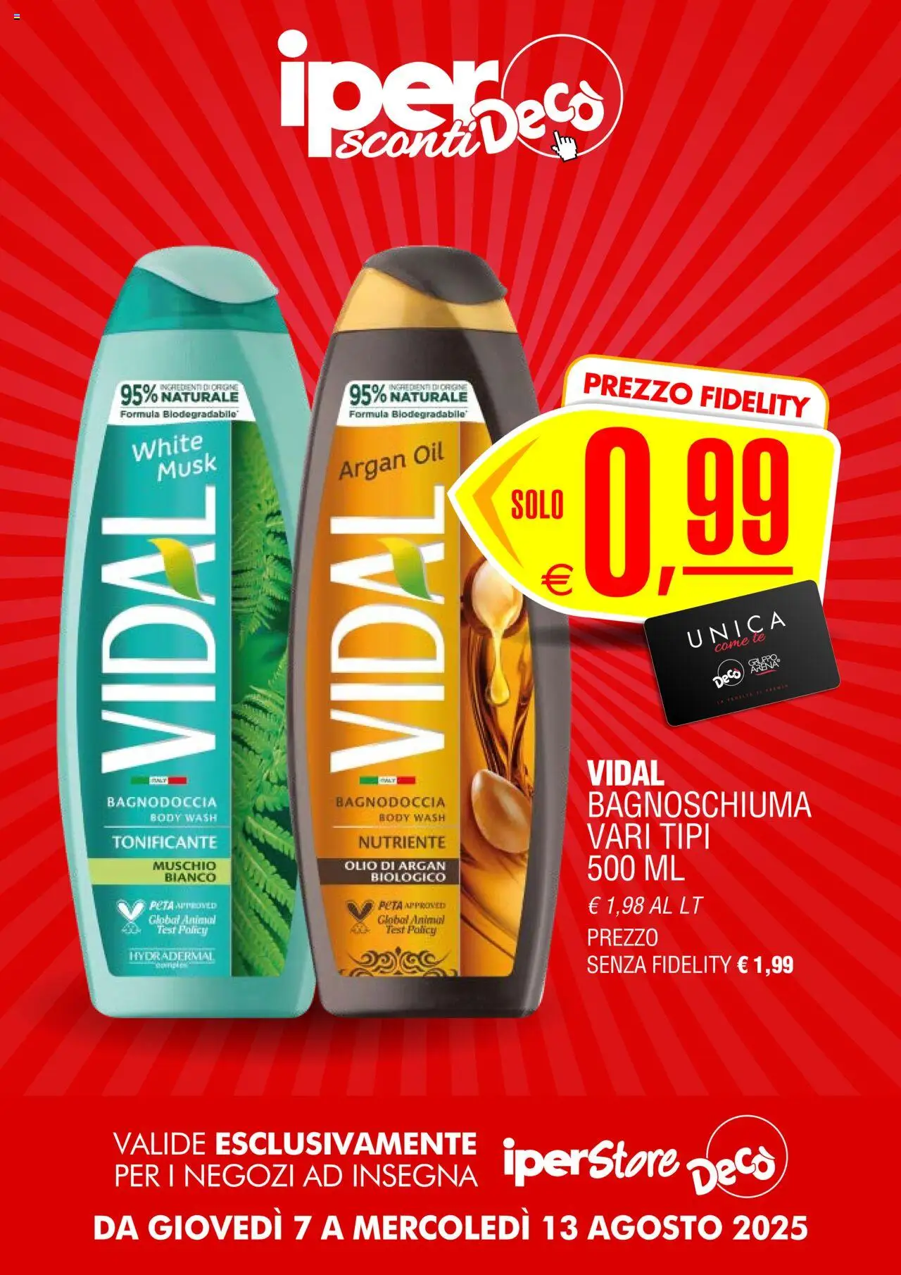 Volantino Decò del 07.08.2025 | Pagina: 4 | Prodotti: Bagnoschiuma, Tè, Olio, Body