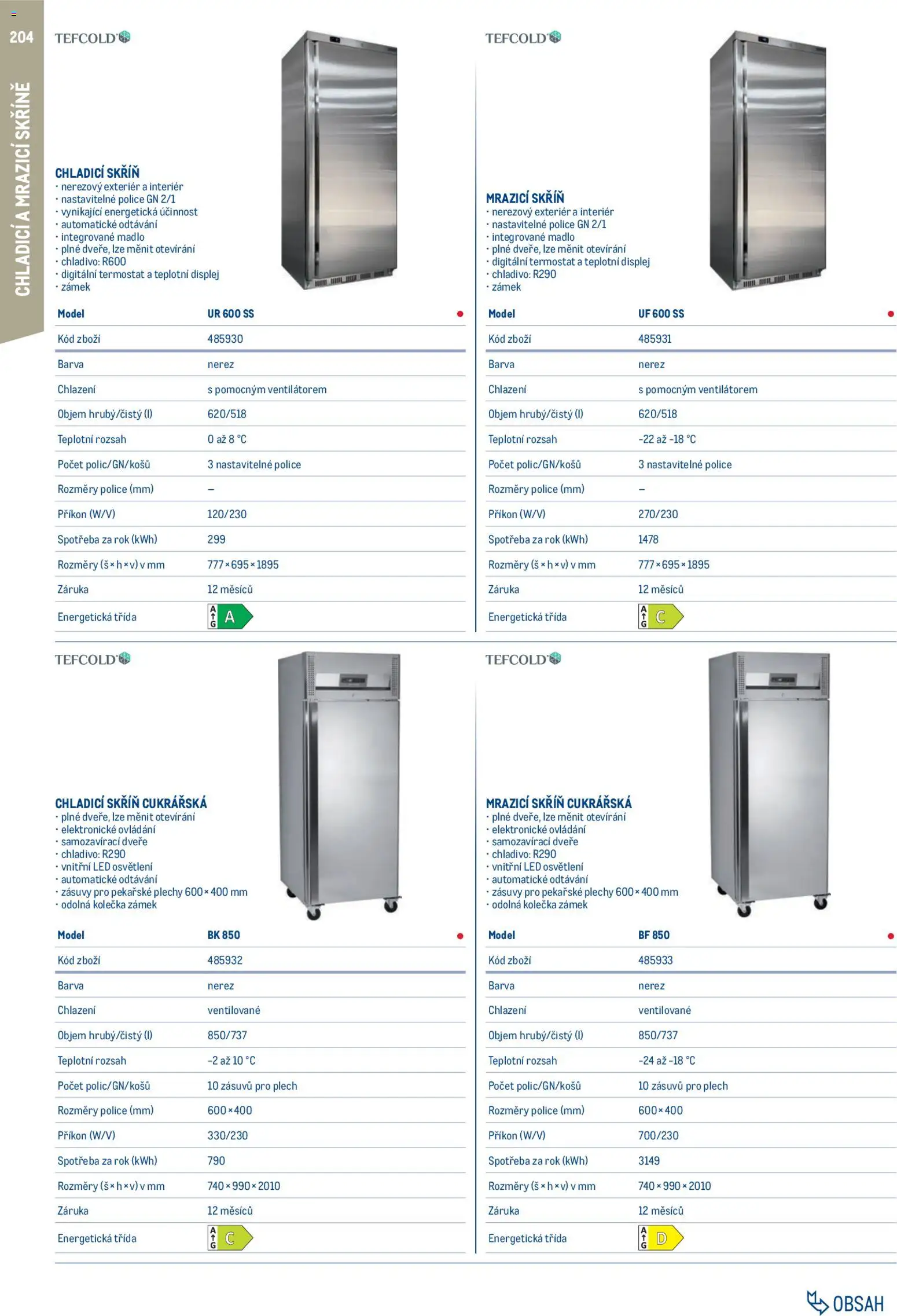 Makro leták - Gastro vybavení a zařízení od 01.02.2026 | Strana: 204 | Produkty: Madlo, Skříně, Police, Skříň
