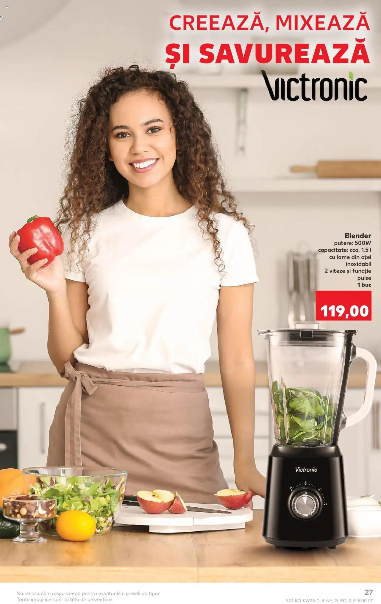 Noul catalog Kaufland – valabil de la 03.09.2025 | Pagină: 27 | Produse: Blender