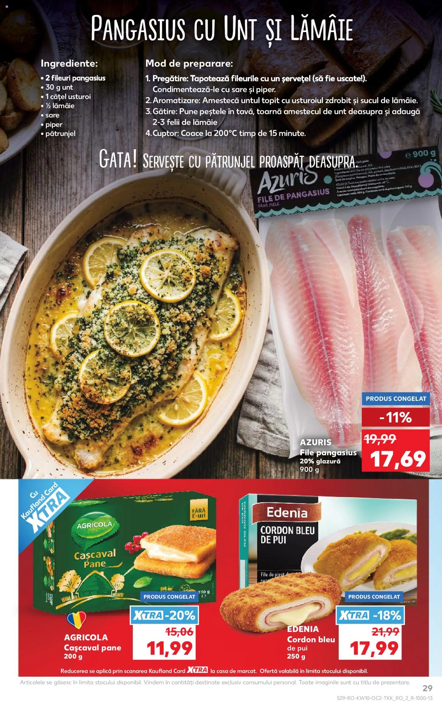 Noul catalog Kaufland – valabil de la 04.03.2026 | Pagină: 29 | Produse: Cașcaval, Sare, Lămâie, Usturoi