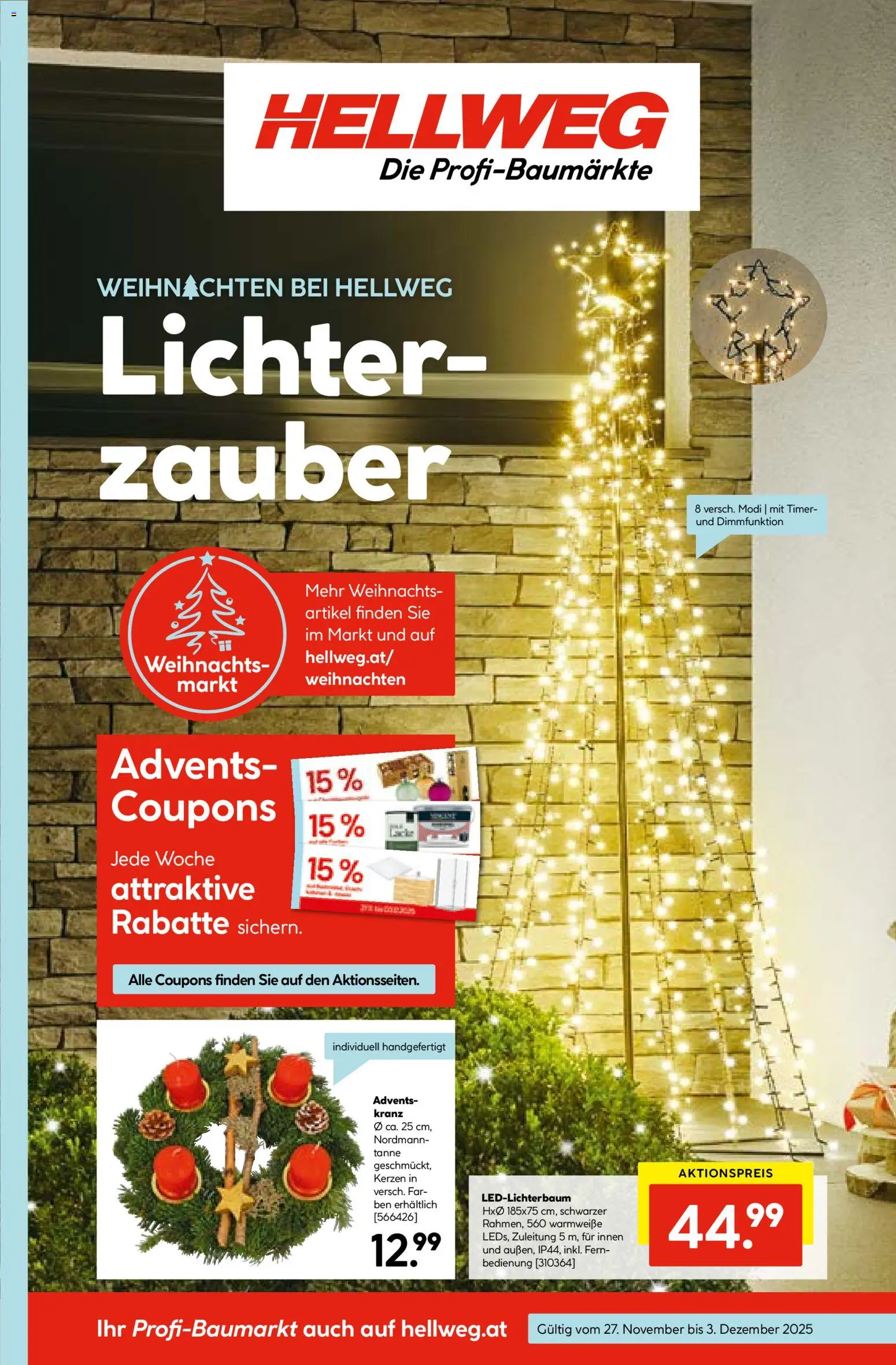 HELLWEG Flugblatt gültig ab 27.11.2025 | Seite: 1