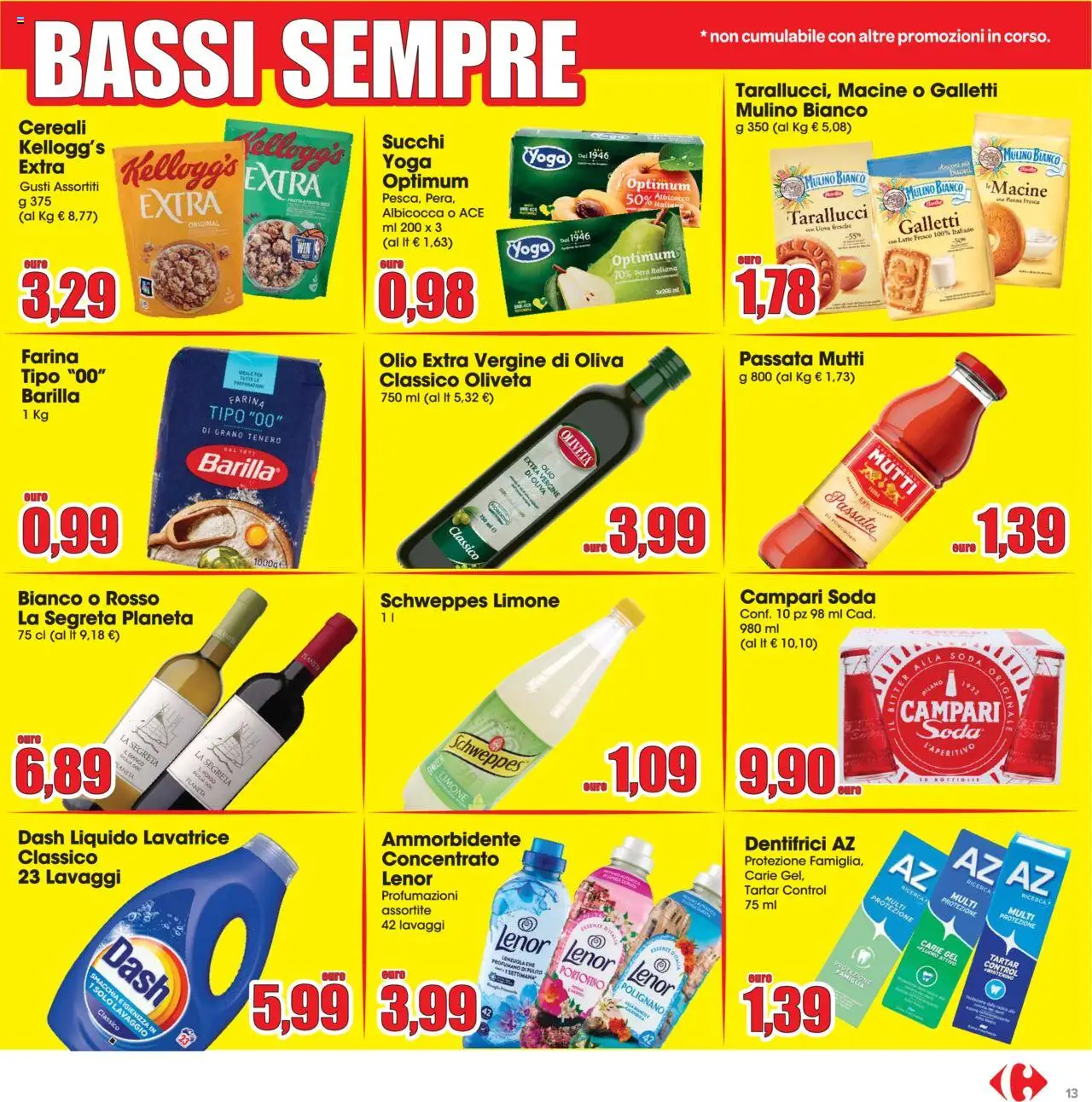 Volantino Carrefour del 15.09.2025 | Pagina: 13 | Prodotti: Limone, Olio, Pera, Olio extra vergine
