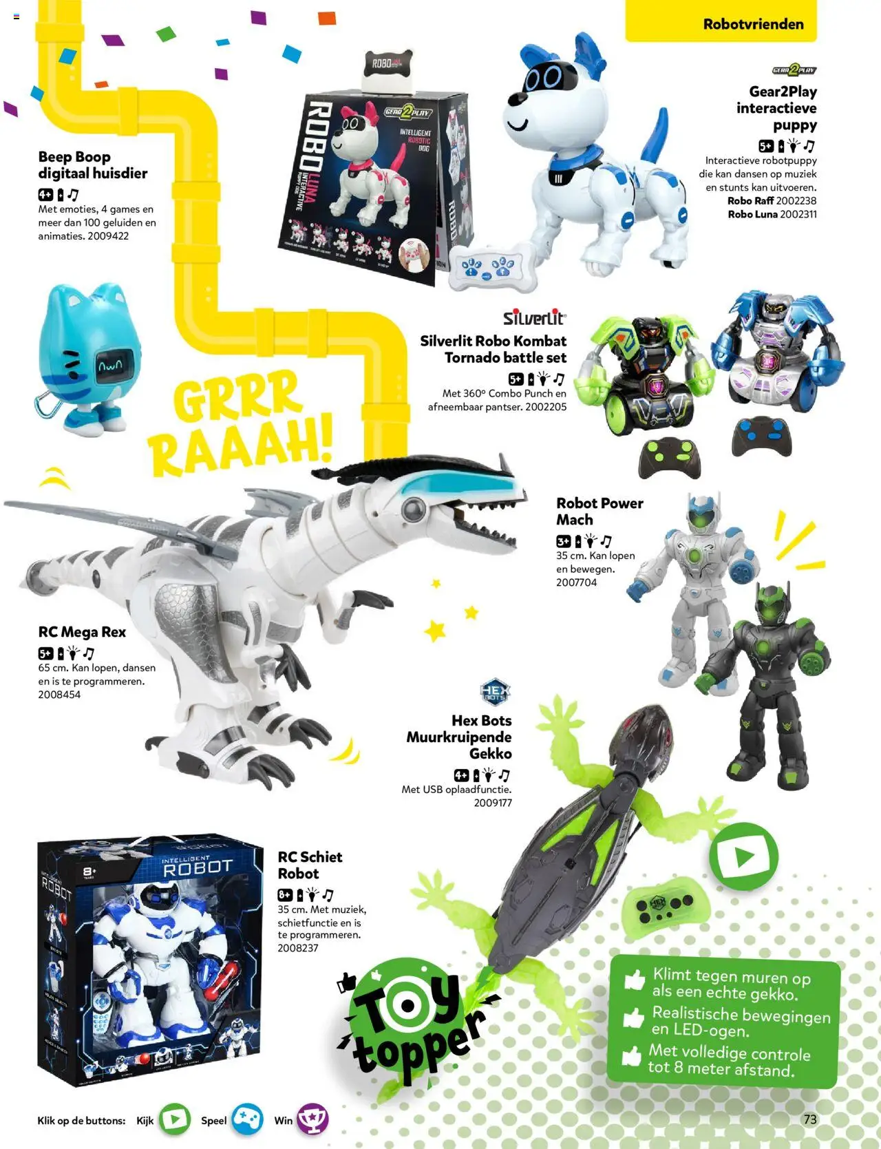 {H1} | Pagina: 73 | Producten: Kan, Usb, Robot