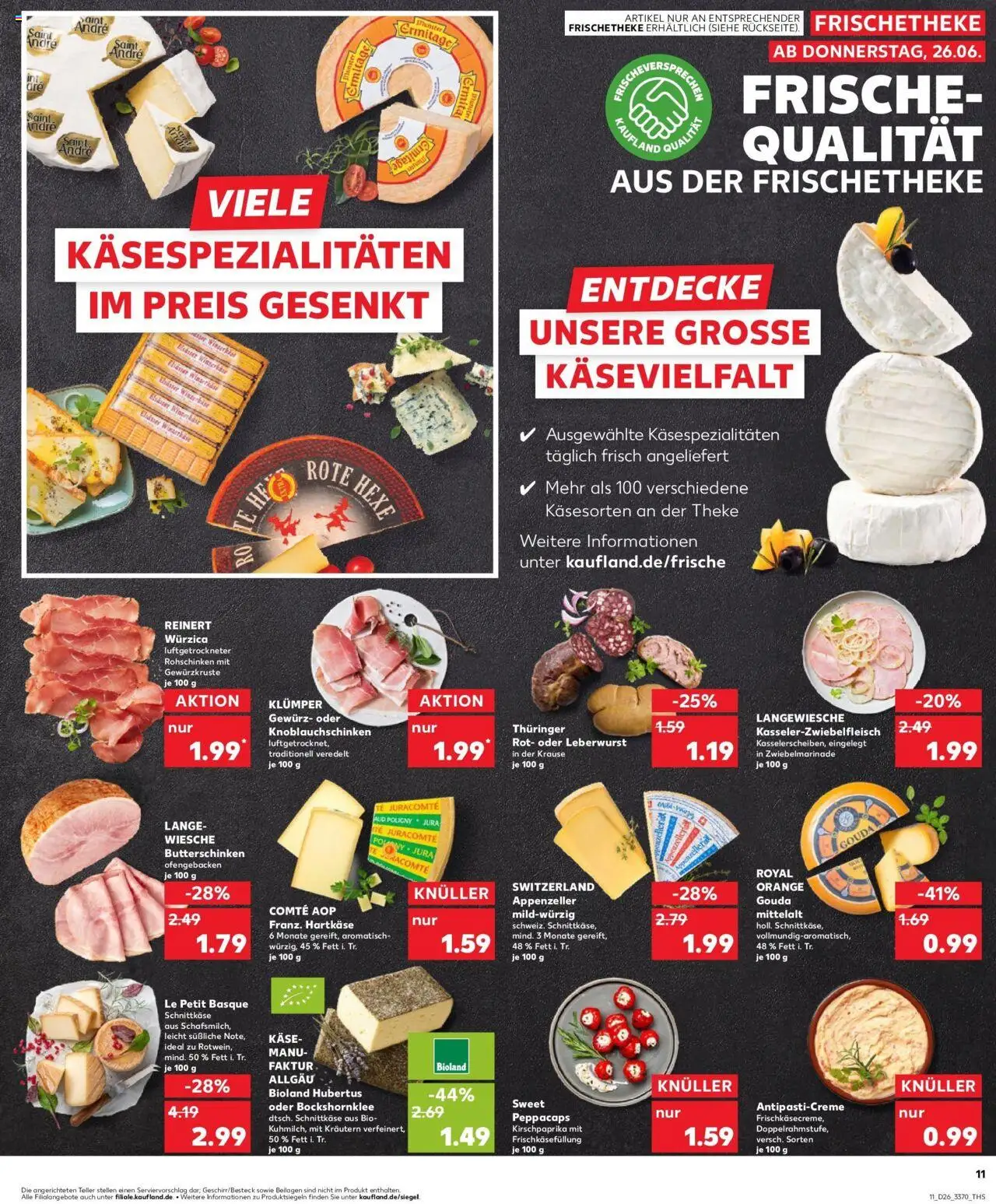 Kaufland prospekt Schwedt	 - gültig ab dem 29.06.2025 | Seite: 22 | Produkte: Käse, Theke, Gouda