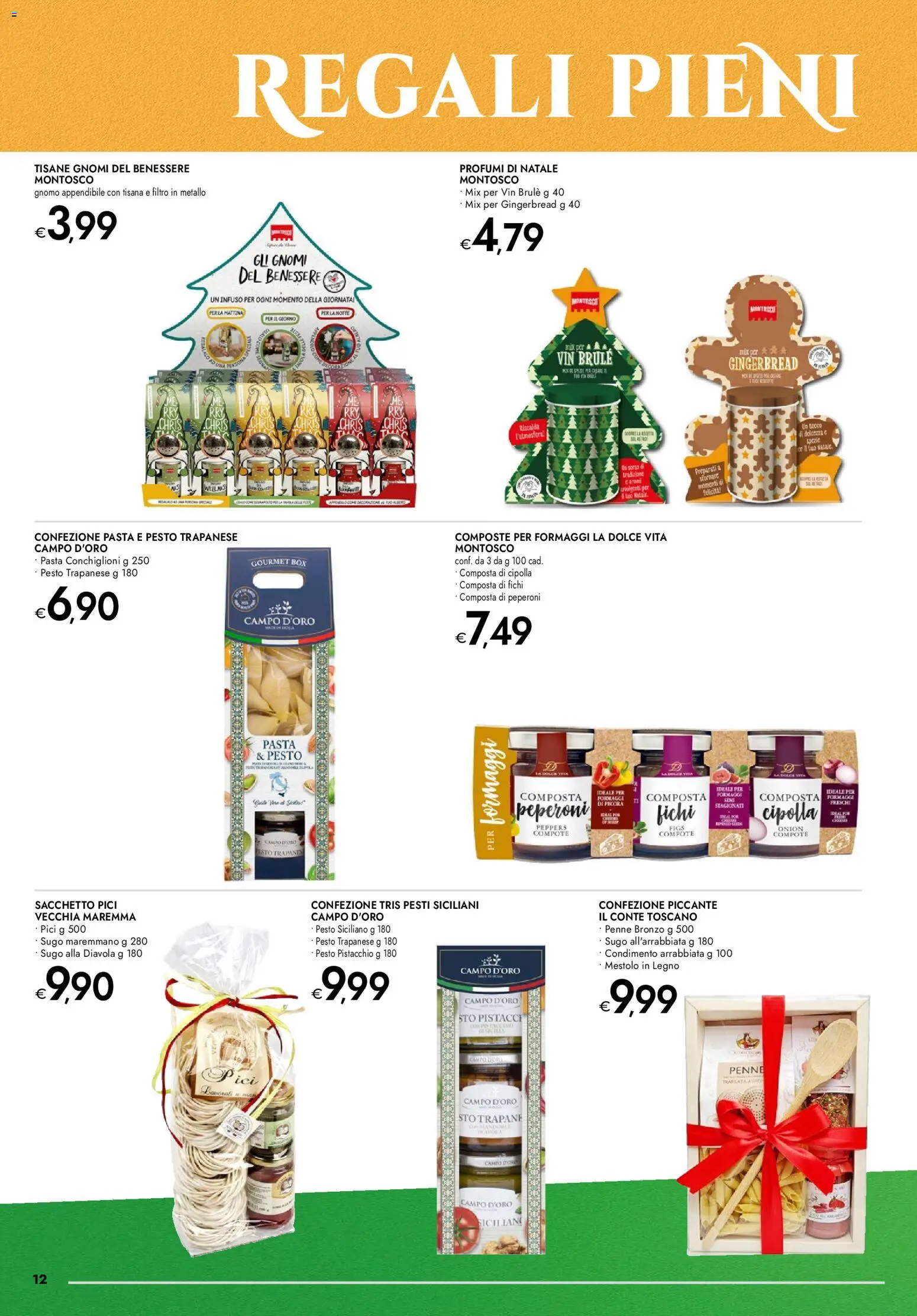 Volantino bennet del 20.11.2025 | Pagina: 12 | Prodotti: Peperoni, Pasta, Pesto, Penne