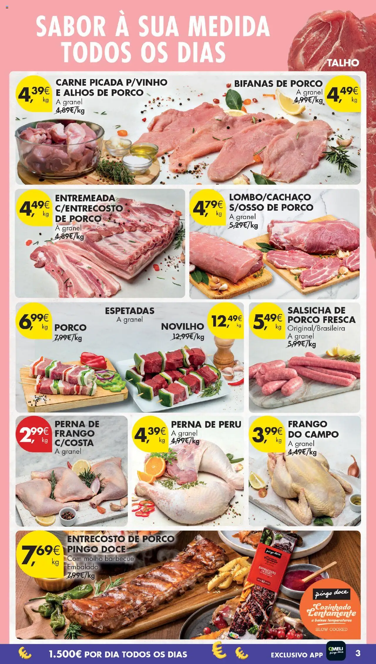 Pingo Doce Poupe Esta Semana Madeira │ válido de 21.10.2025 | Página: 3 | Produtos: Alhos, Carne picada, Salsicha, Carne