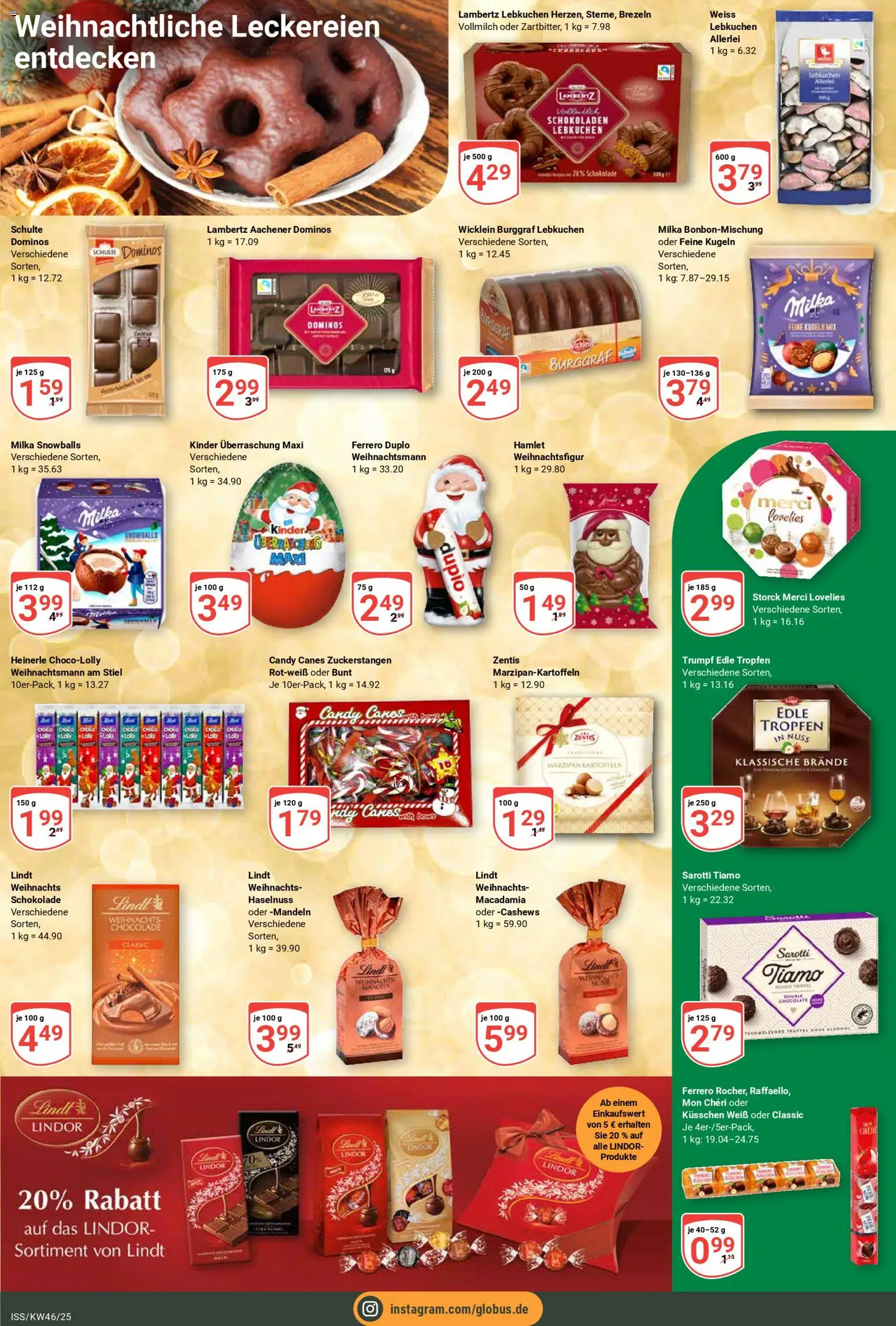 Globus - Black Friday – gültig ab 10.11.2025 | Seite: 19 | Produkte: Merci, Ferrero duplo, Schokolade, Mon cheri