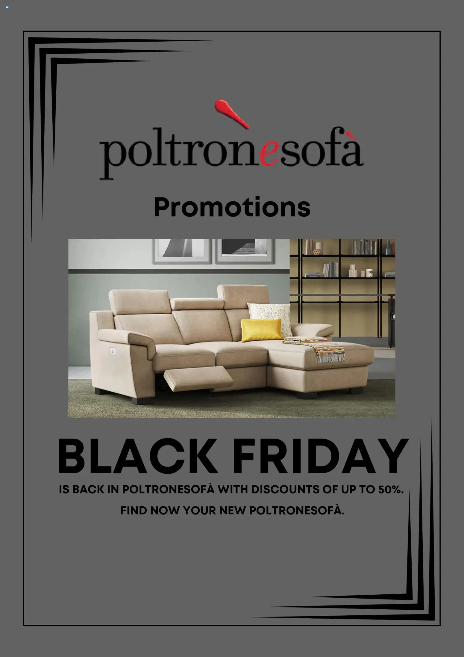 Poltrone Sofà - Black friday – σε ισχύ από 18.11.2025 | Σελίδα: 1