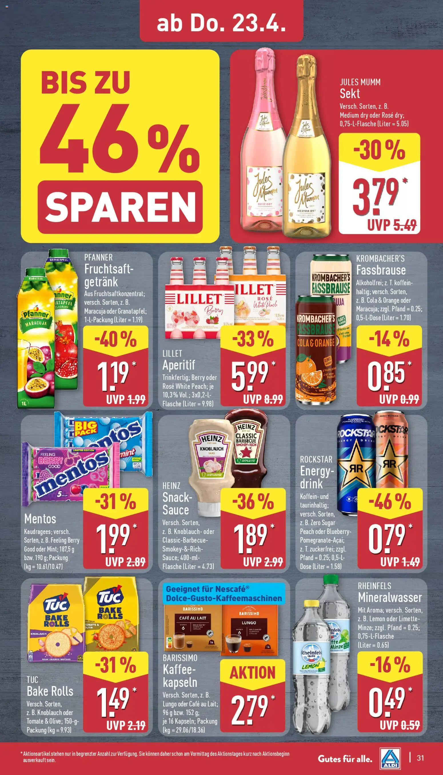 Aldi Prospekt 	 – gültig ab 20.04.2026 | Seite: 31