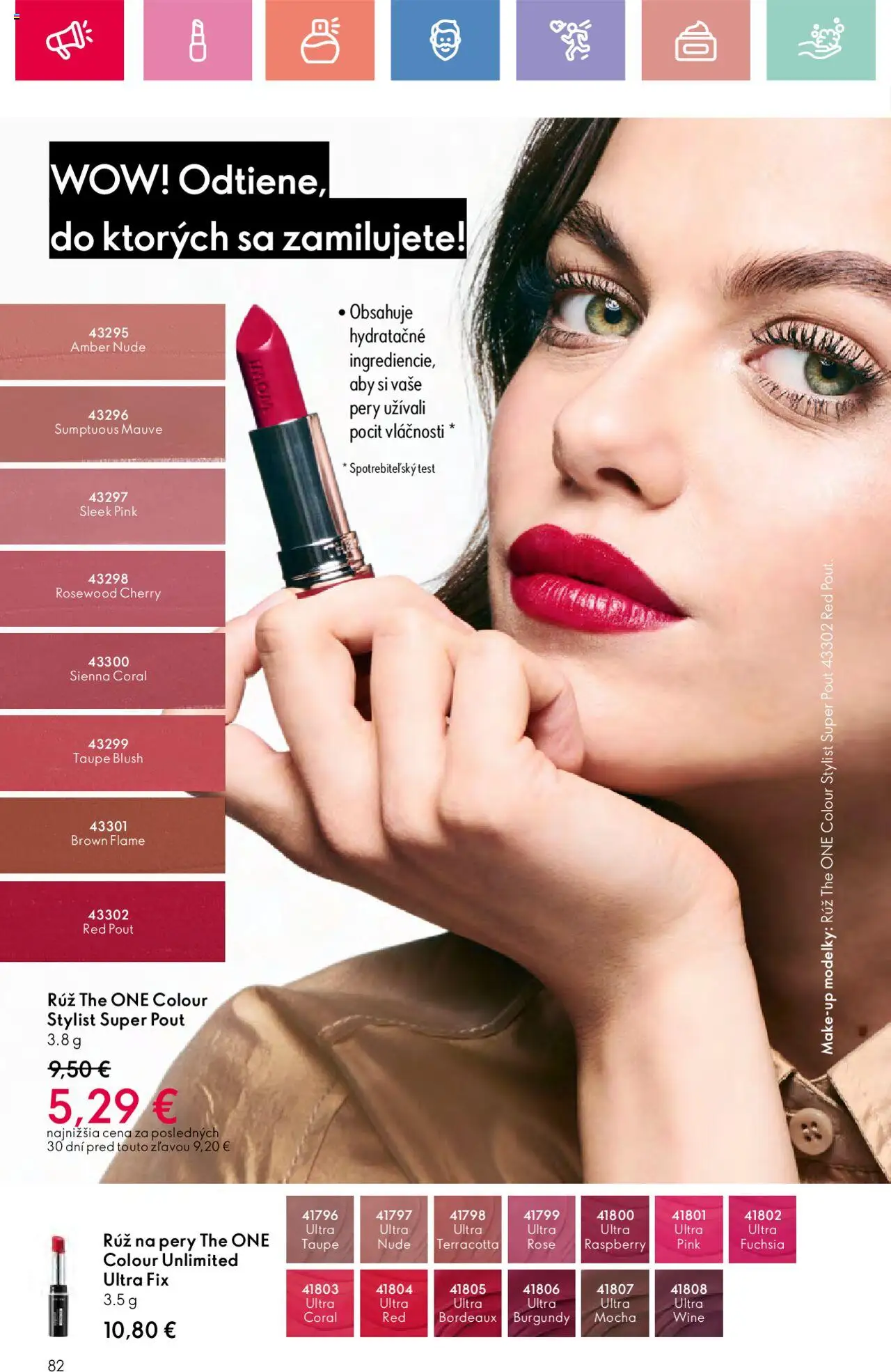 Katalóg Oriflame 9 2025 │ platný od 15.06.2025 | Strana: 82 | Produkty: Rúž na pery