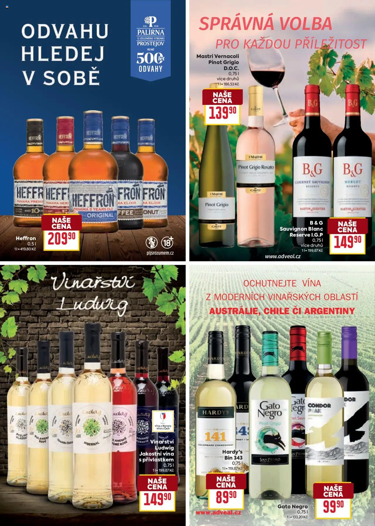 Billa leták - Partneři od 13.08.2025 | Strana: 23 | Produkty: Heffron, Merlot, Pinot Grigio