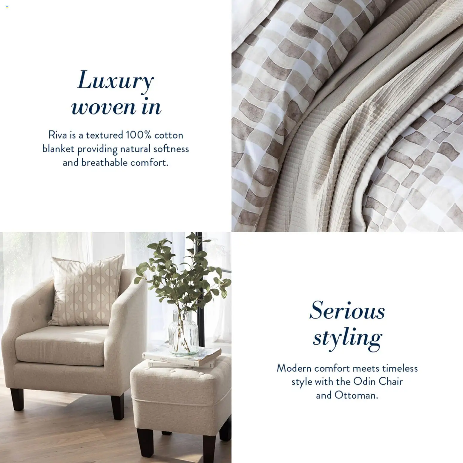 New Volpes catalogue – valid from 03.12.2025 | Page: 4 | Products: Blanket, Chair