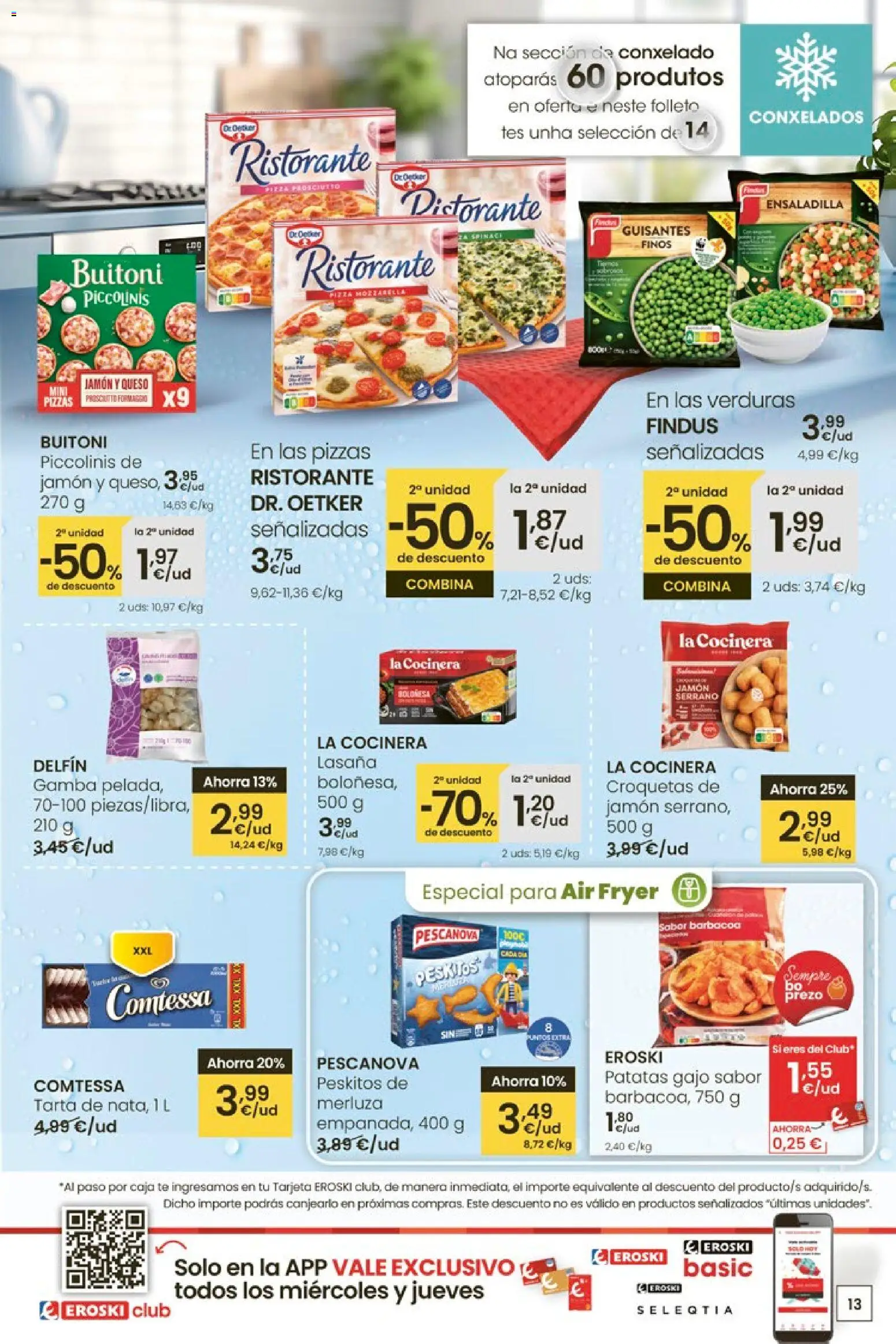 Eroski - Para un xaneiro máis lixeiro │ válido desde el 05.01.2026 | Página: 13 | Productos: Jamón serrano, Jamón, Té, Barbacoa