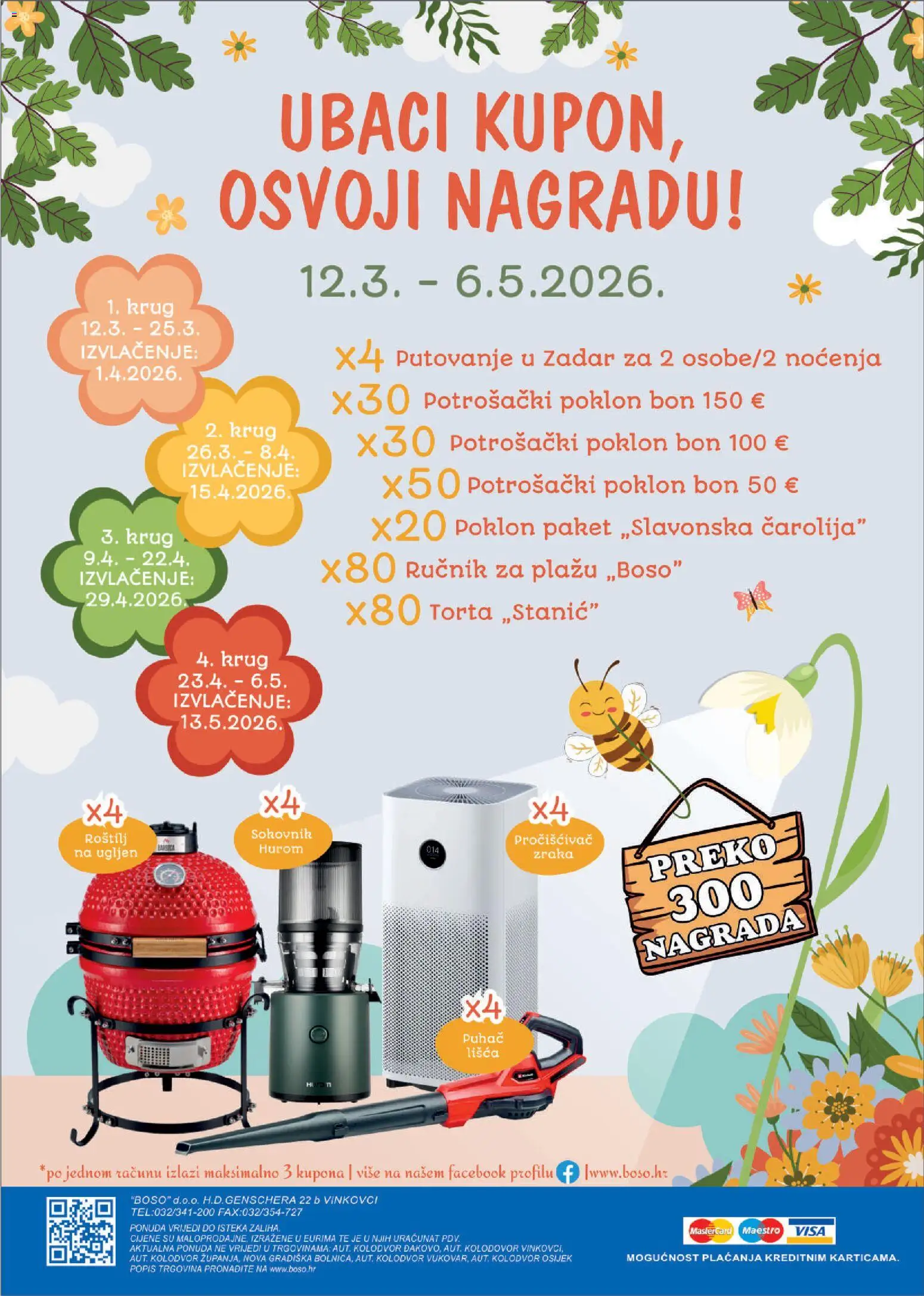 Boso katalog | vrijedi od 12.03.2026 | Stranica: 20 | Proizvodi: Roštilj, Sokovnik, Ručnik, Torta