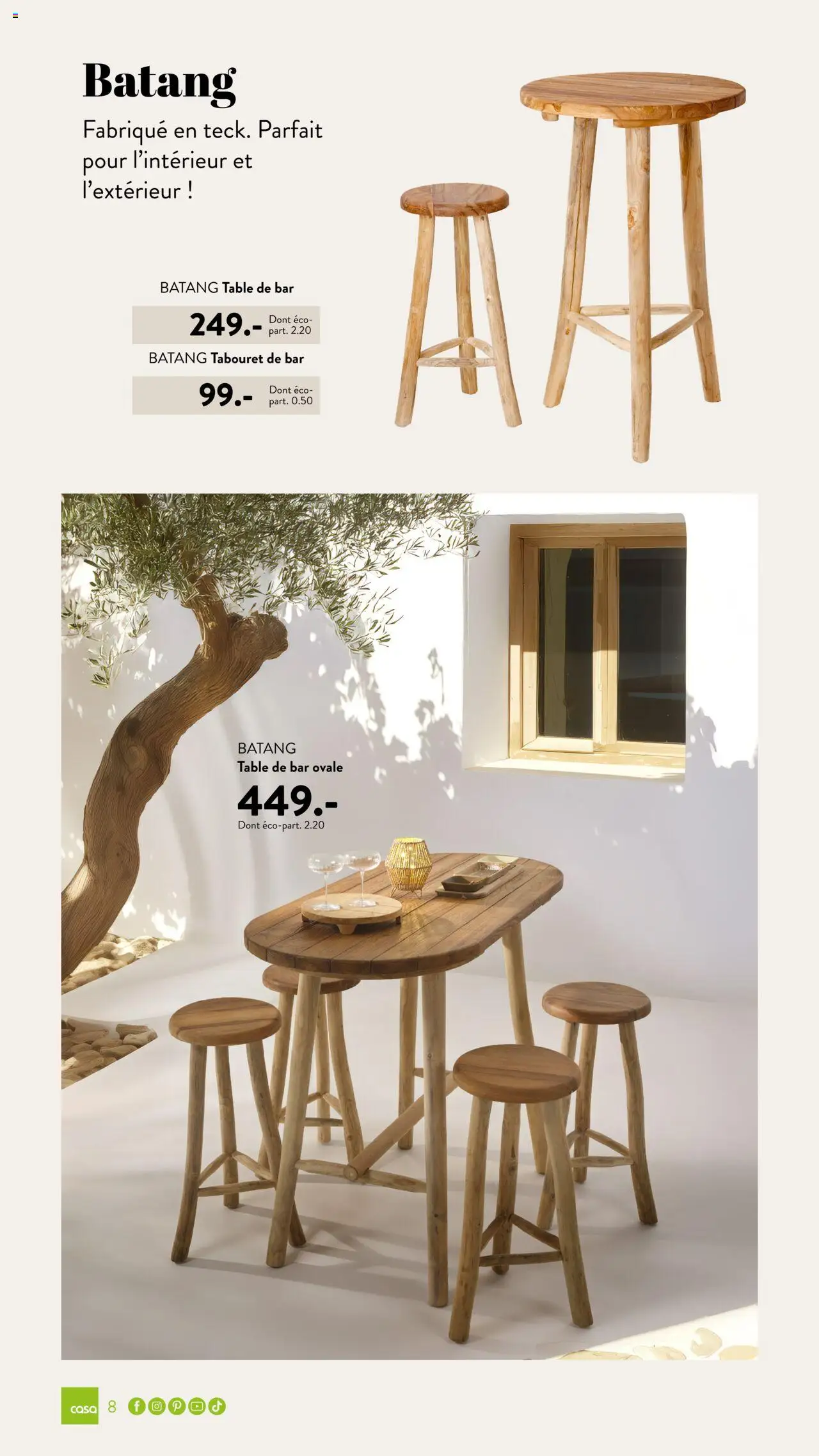  | Page: 8 | Produits: Tabouret de bar, Table