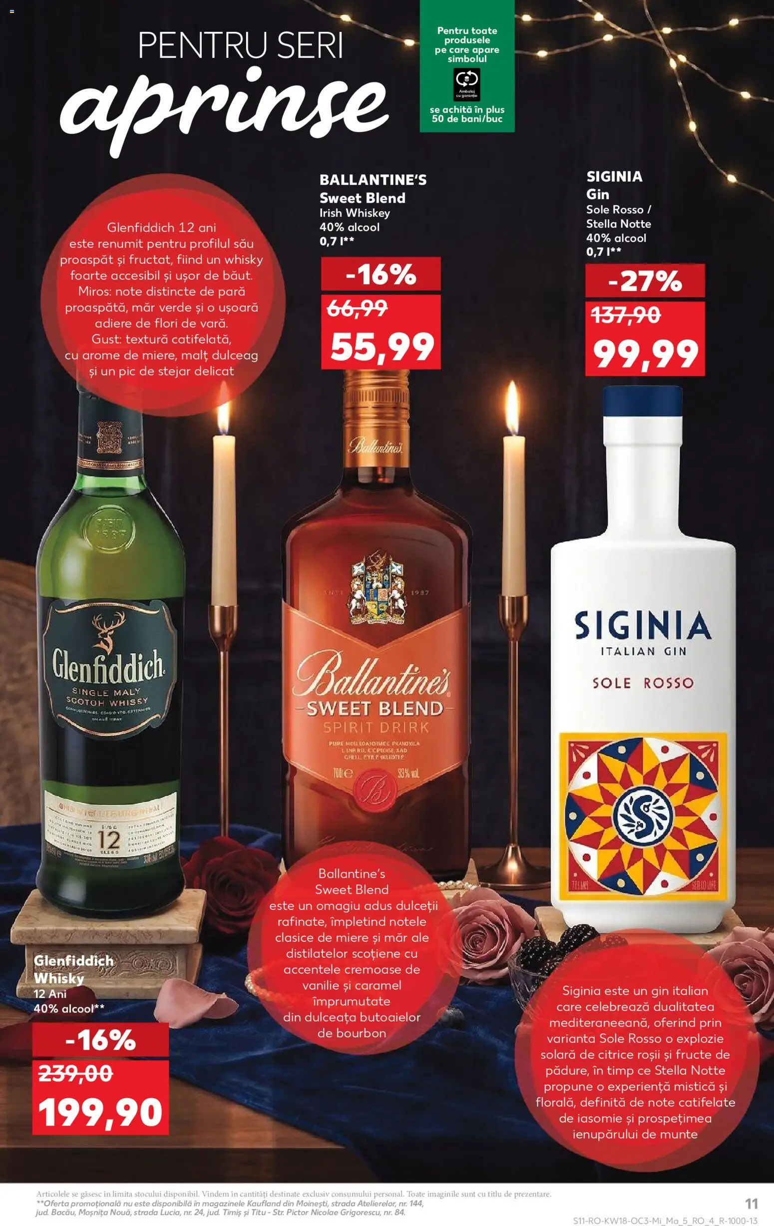 Noul catalog Kaufland – valabil de la 29.04.2026 | Pagină: 11 | Produse: Pară, Bourbon, Gin, Fructe