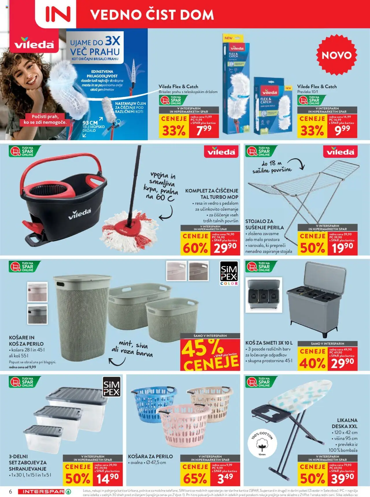 Spar katalog interspar 10/25 │ velja od 06.08.2025 | Stran: 6 | Izdelki: Košara, Prevleka, Kos, Vedro