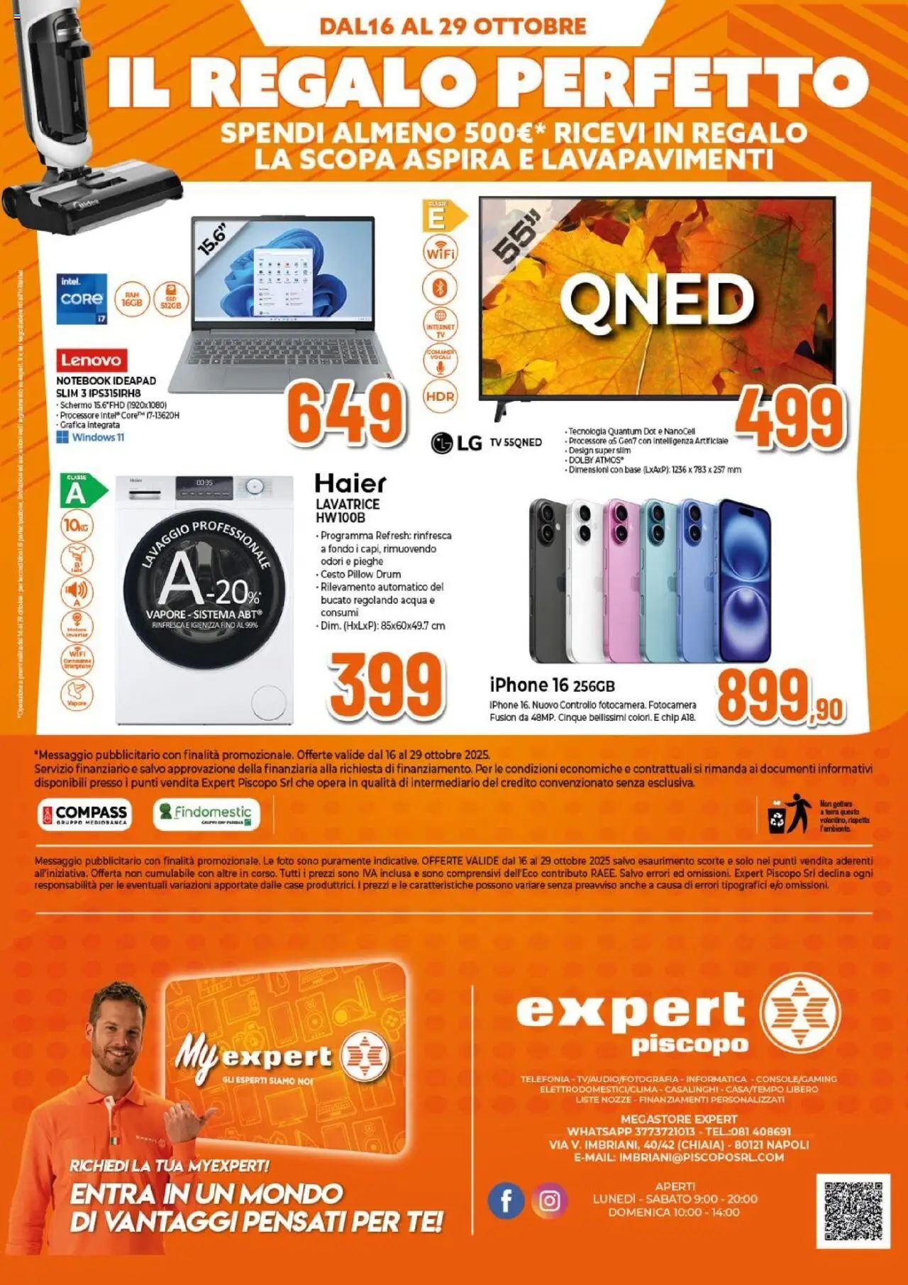 Volantino Expert del 16.10.2025 | Pagina: 20 | Prodotti: Notebook, Iphone, Tè, The
