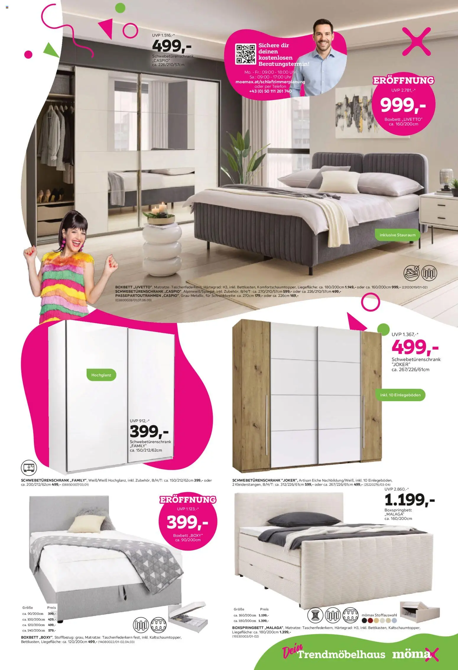 Mömax Prospekt aktuell gültig ab 04.11.2025 | Seite: 9 | Produkte: Telefon, Uhr, Matratze