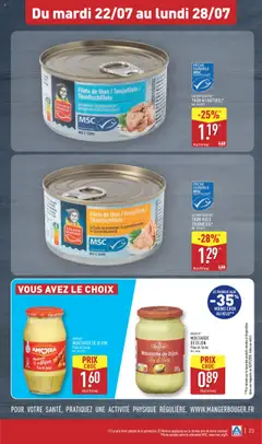  | Page: 25 | Produits: Pêche, Thon, Huile, Moutarde