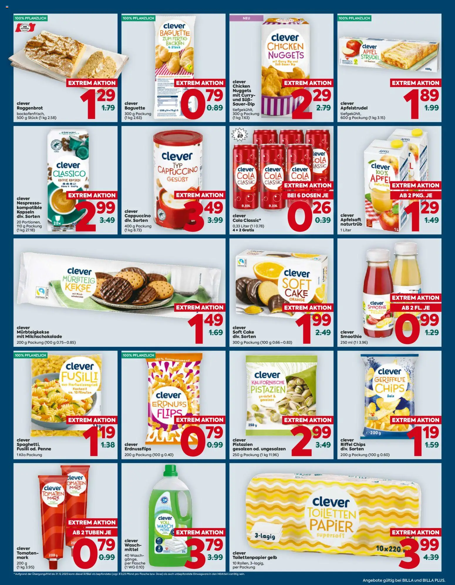 Billa Flugblatt - Wien gültig ab 23.10.2025 | Seite: 19 | Produkte: Chips, Kekse, Jääkaappipakastin, Äpfel