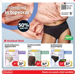 Kruidvat folder week 49 - Voorbeeld van een folder van Kruidvat, geldig van 02.12.2025 | Pagina: 53 | Producten: Ondergoed, Was, Schaal