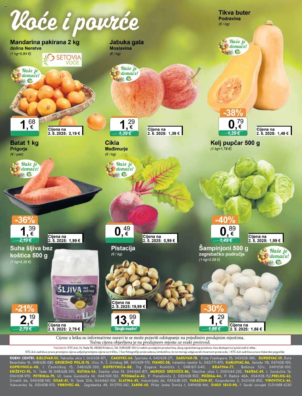 KTC katalog | vrijedi od 08.10.2025 | Stranica: 5 | Proizvodi: Kelj, Mandarina, Šljiva, Voće
