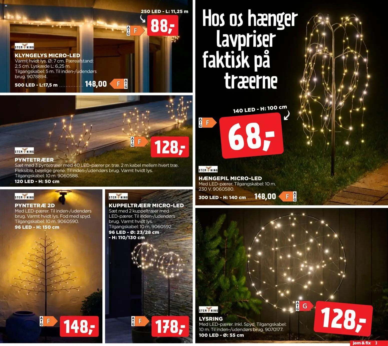 Jem & fix tilbudsavis – gyldig fra 07.12.2025 | Side: 3 | Produkter: Kabel