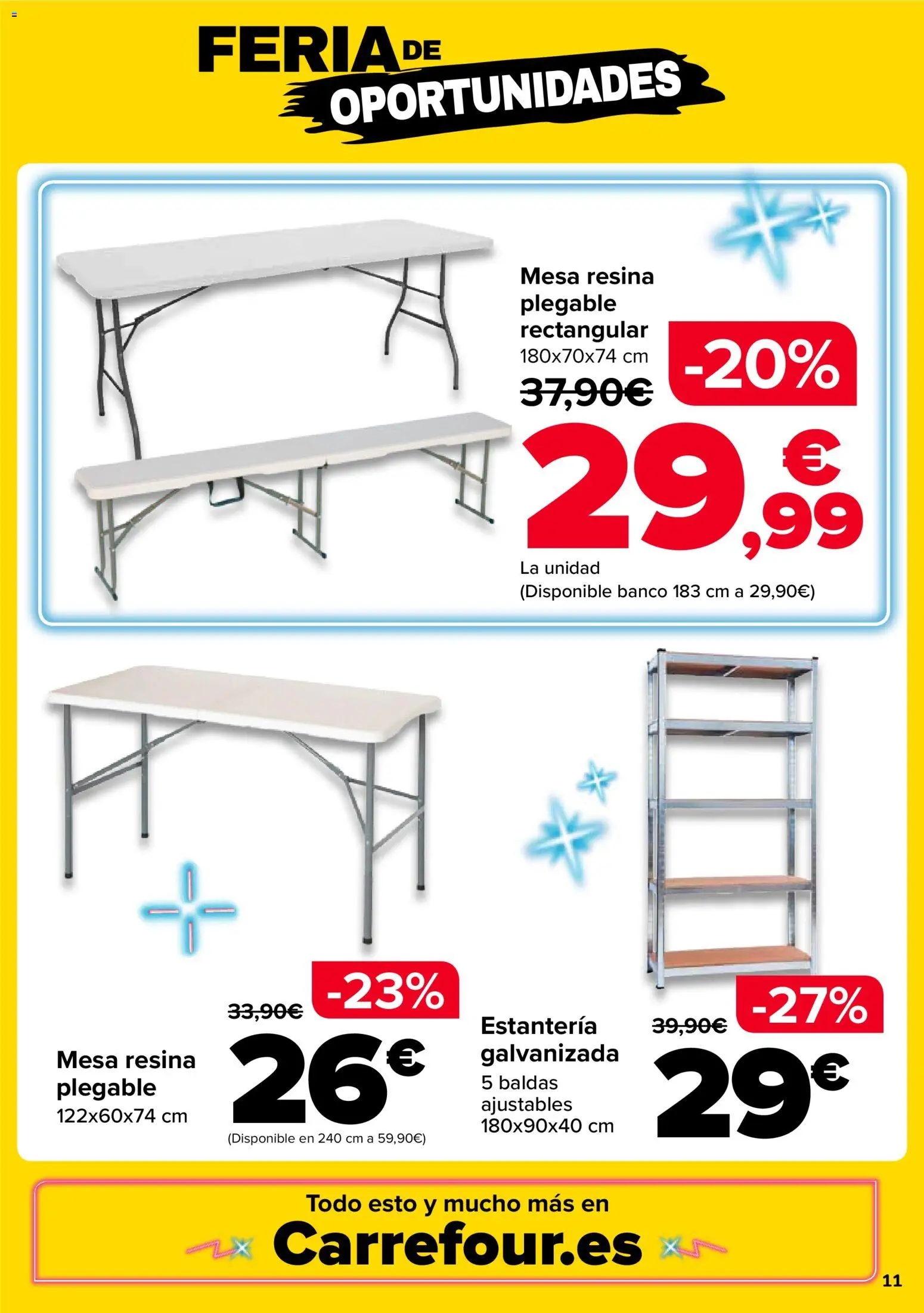 Carrefour Feria de oportunidades │ válido desde el 19.02.2026 | Página: 11 | Productos: Mesa