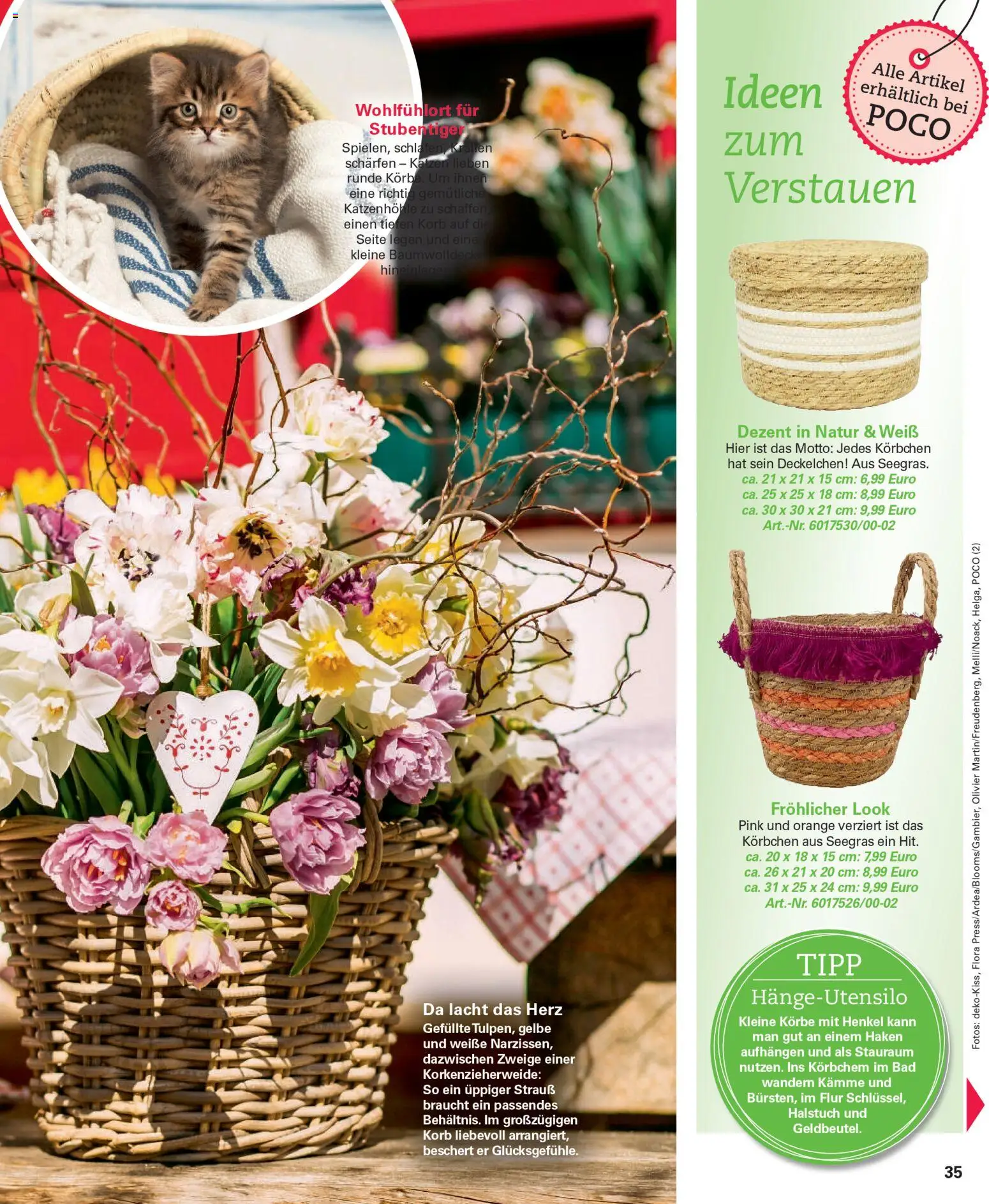Poco Prospekt Wohnwelt Frühling 2026 – gültig ab 16.02.2026 | Seite: 35 | Produkte: Bad, Korb