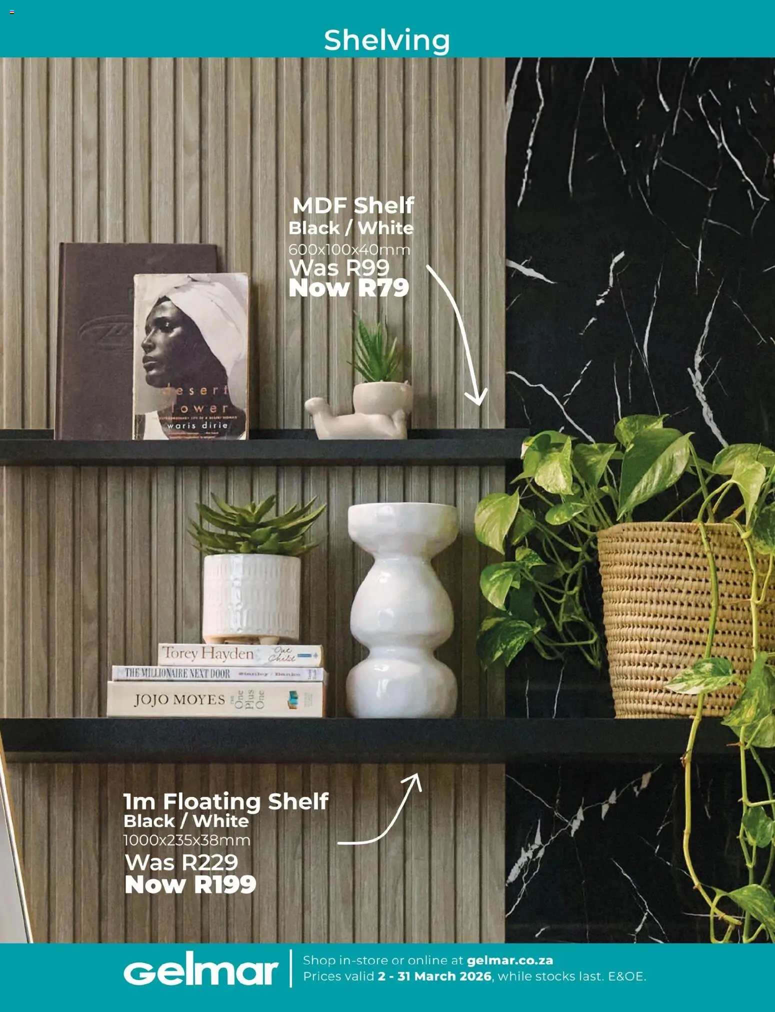 New Gelmar catalogue – valid from 02.03.2026 | Page: 3 | Products: Shelf