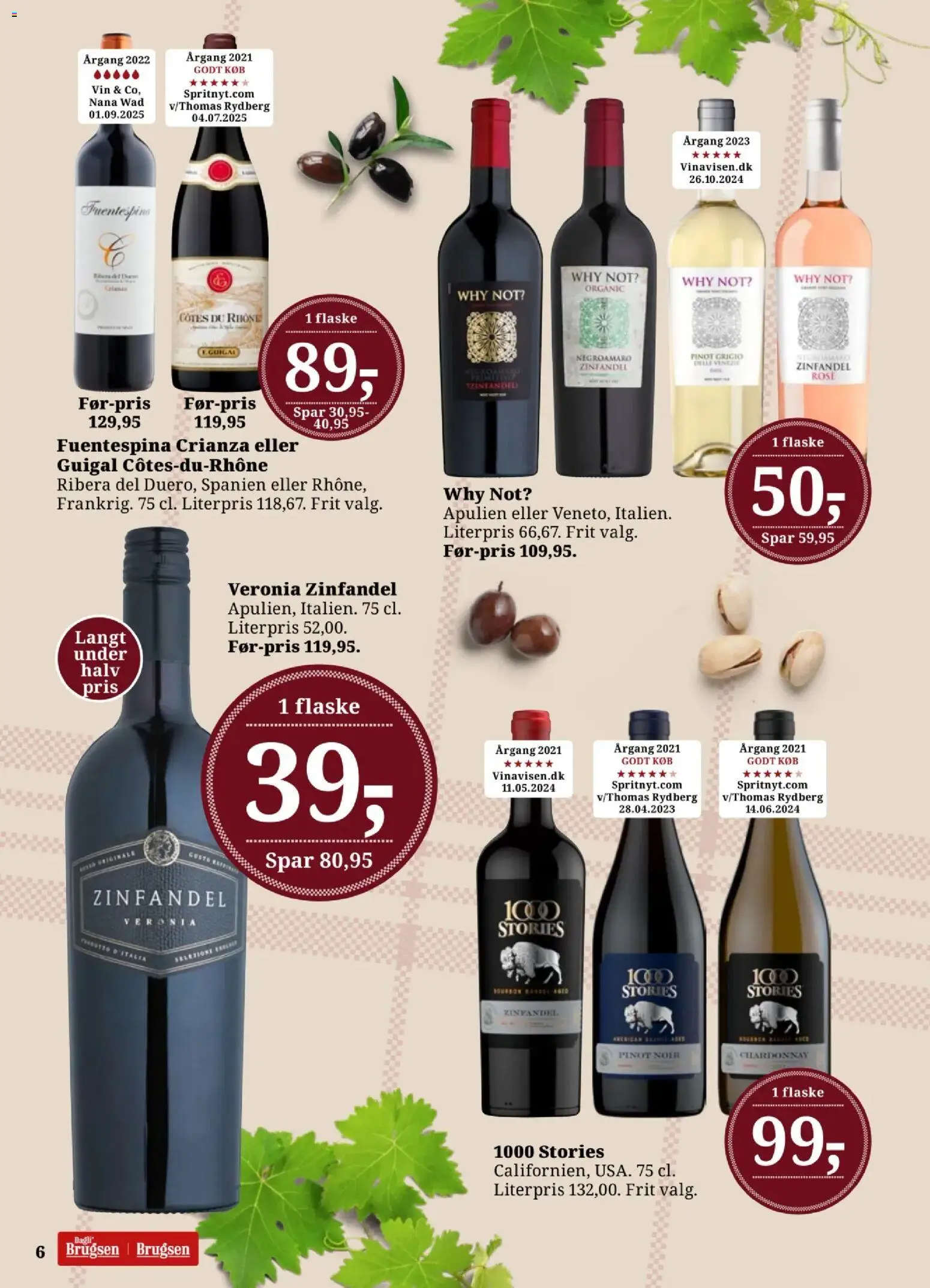 Dagli'Brugsen tilbudsavis – gyldig fra 21.11.2025 | Side: 6 | Produkter: Vin