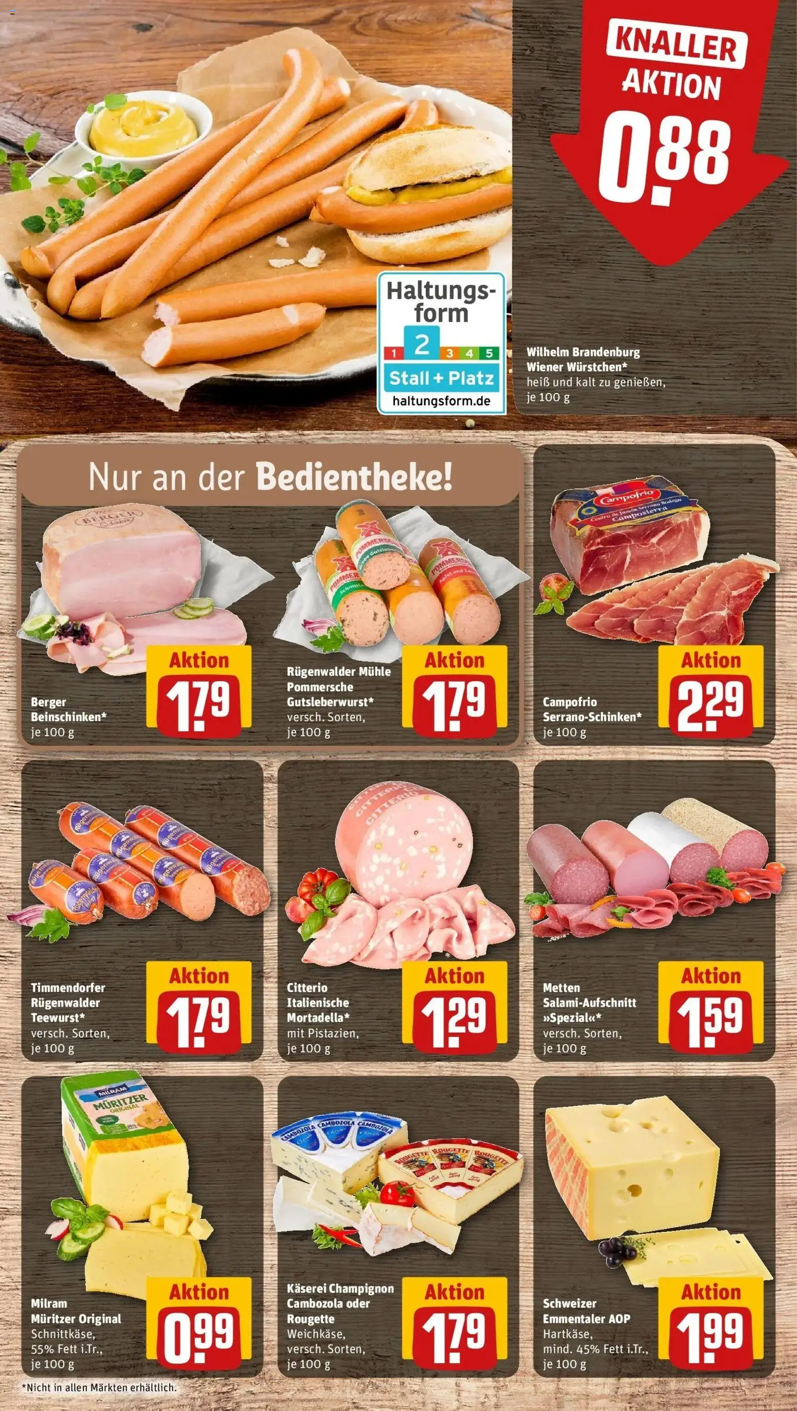 Rewe prospekt Marktbreit	 – gültig ab 16.02.2026 | Seite: 13 | Produkte: Mühle, Milram, Salami