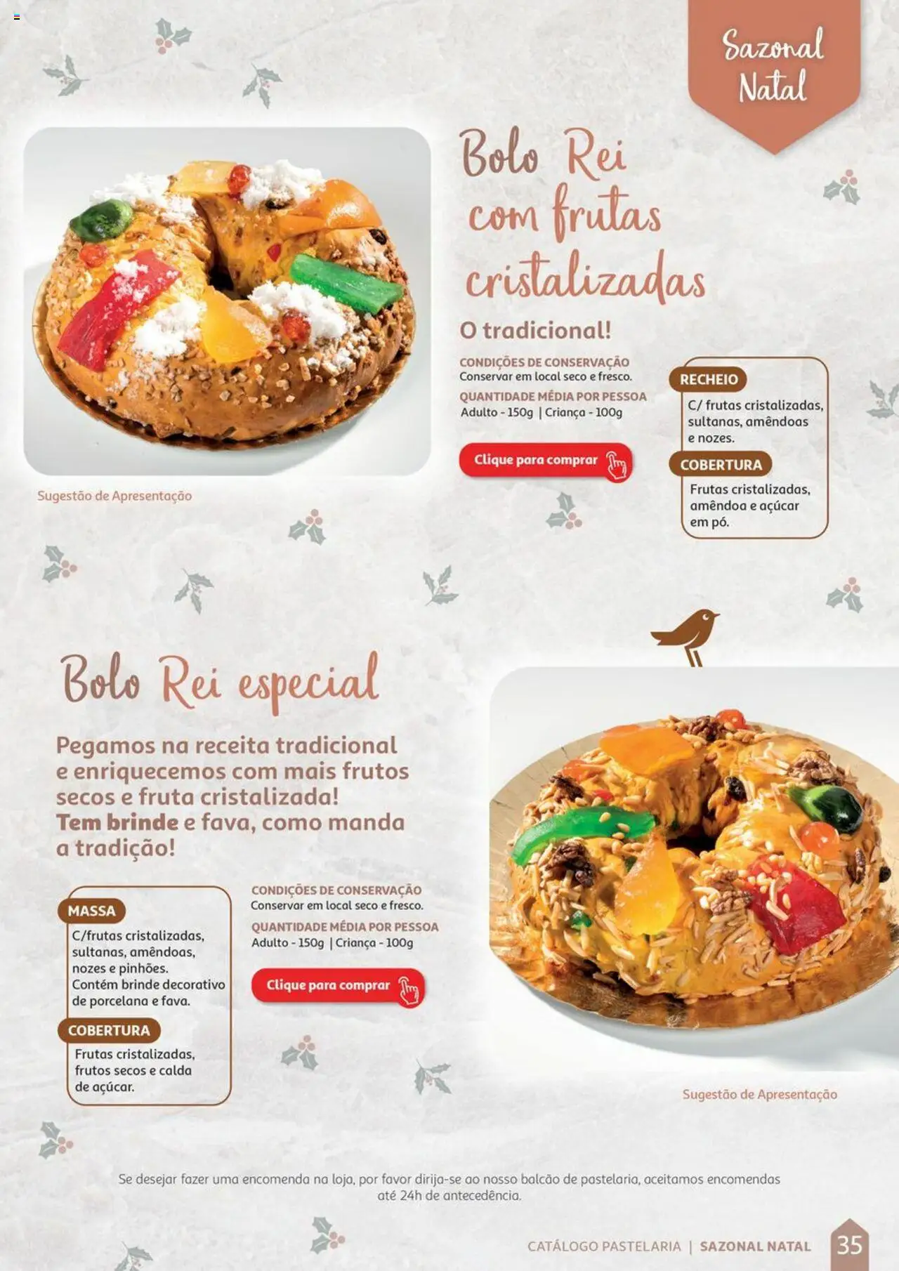 Auchan Catálogo de Pastelaria │ válido de 08.04.2024 | Página: 35 | Produtos: Amêndoas, Açúcar, Massa, Nozes