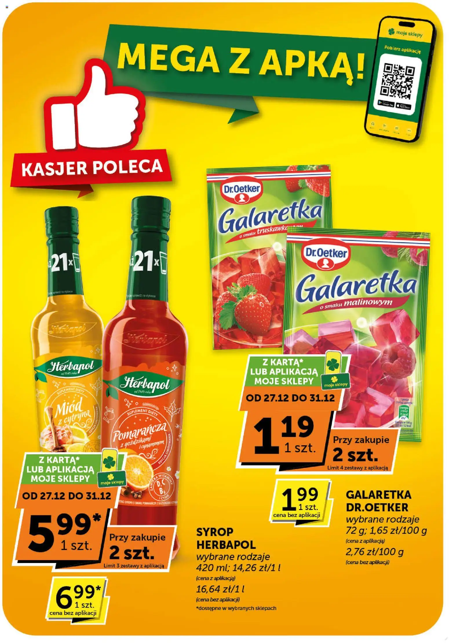 Euro Sklep Gazetka od 27.12.2025 | Strona: 14 | Produkty: Cytryna, Syrop, Miód, Galaretka