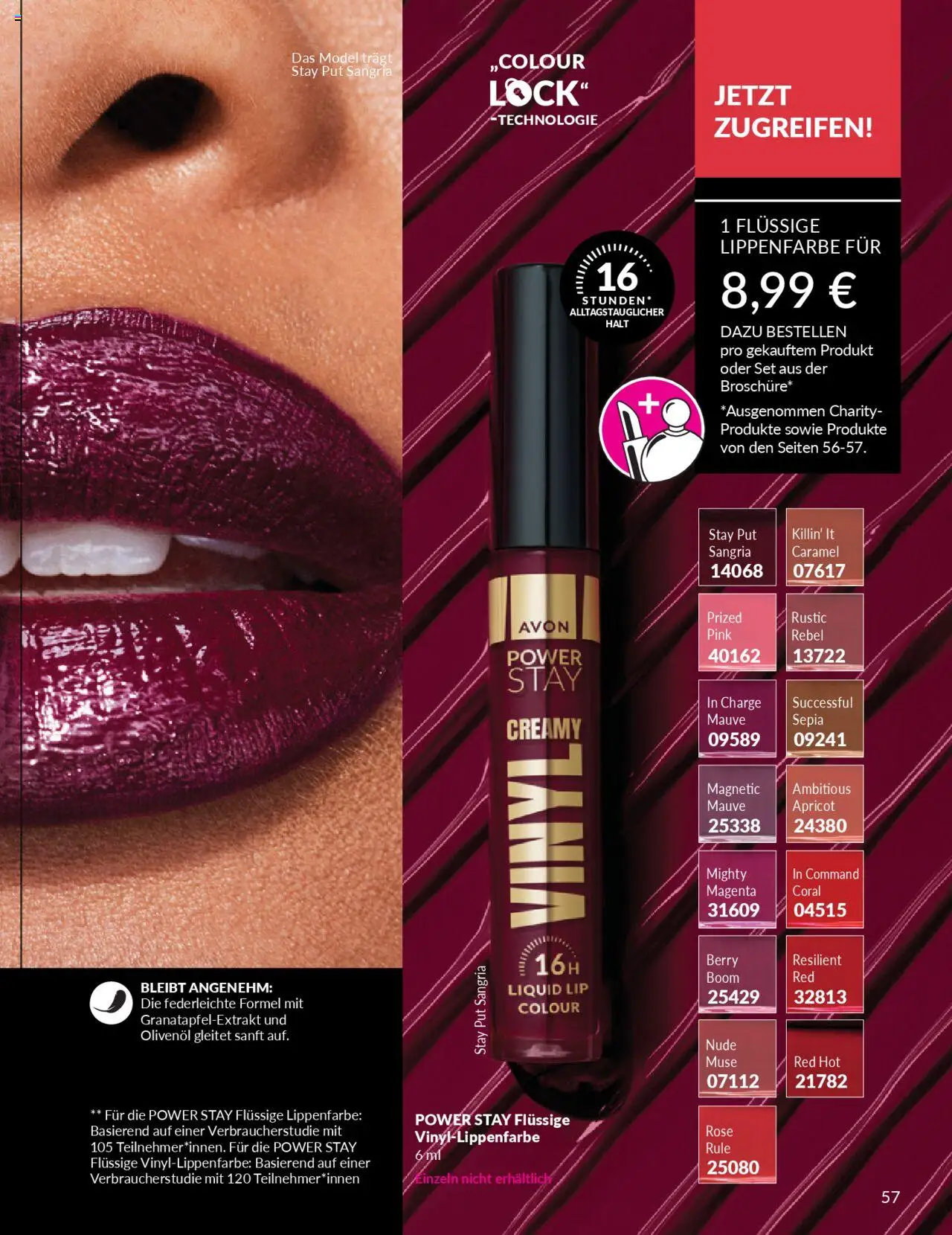 AVON Katalog Oktober 2025 – gültig ab 01.10.2025 | Seite: 59 | Produkte: Coral, Olivenol