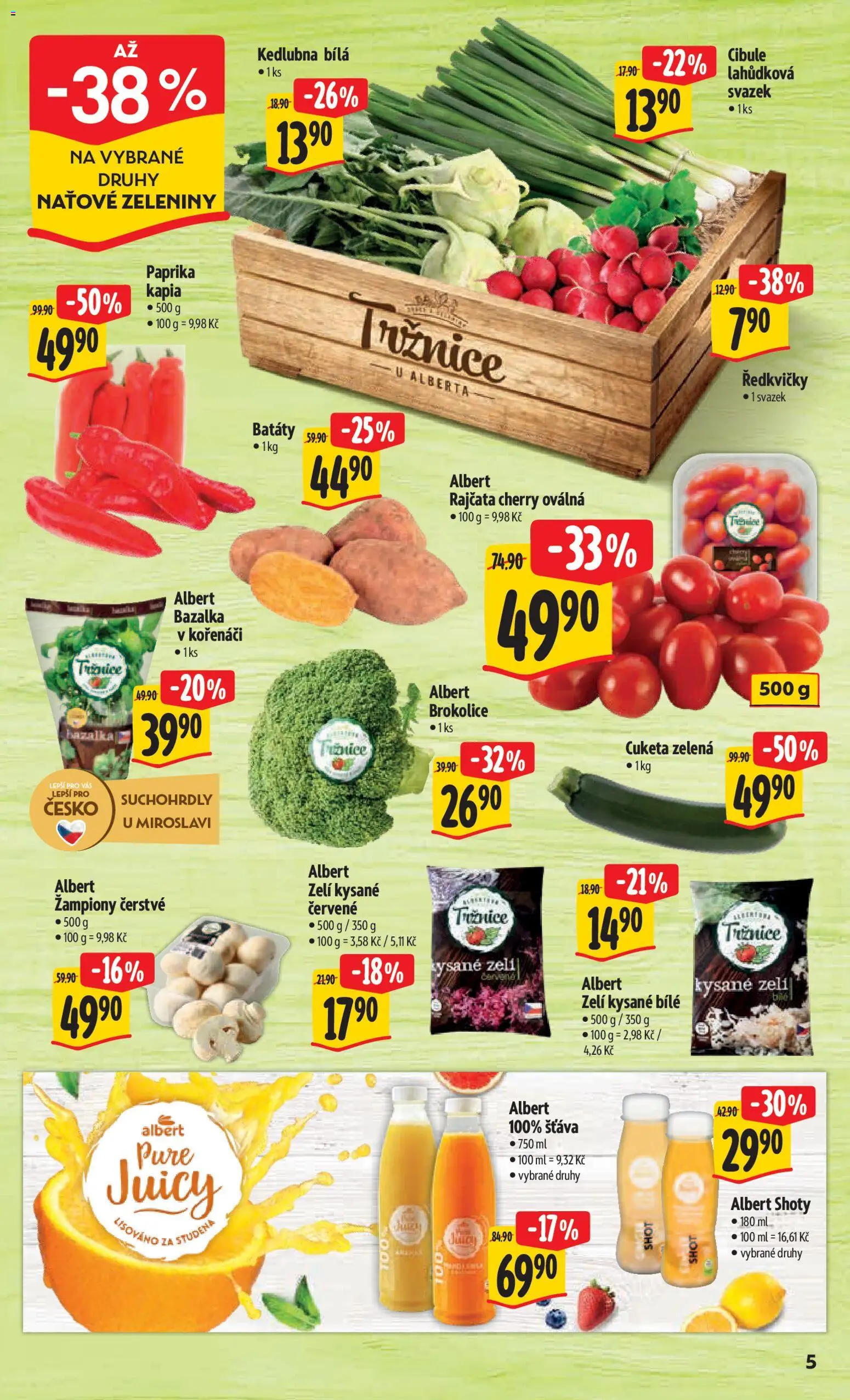 Albert leták - Hypermarket od 25.02.2026 | Strana: 11 | Produkty: Batáty, Cuketa, Cibule, Kedlubna