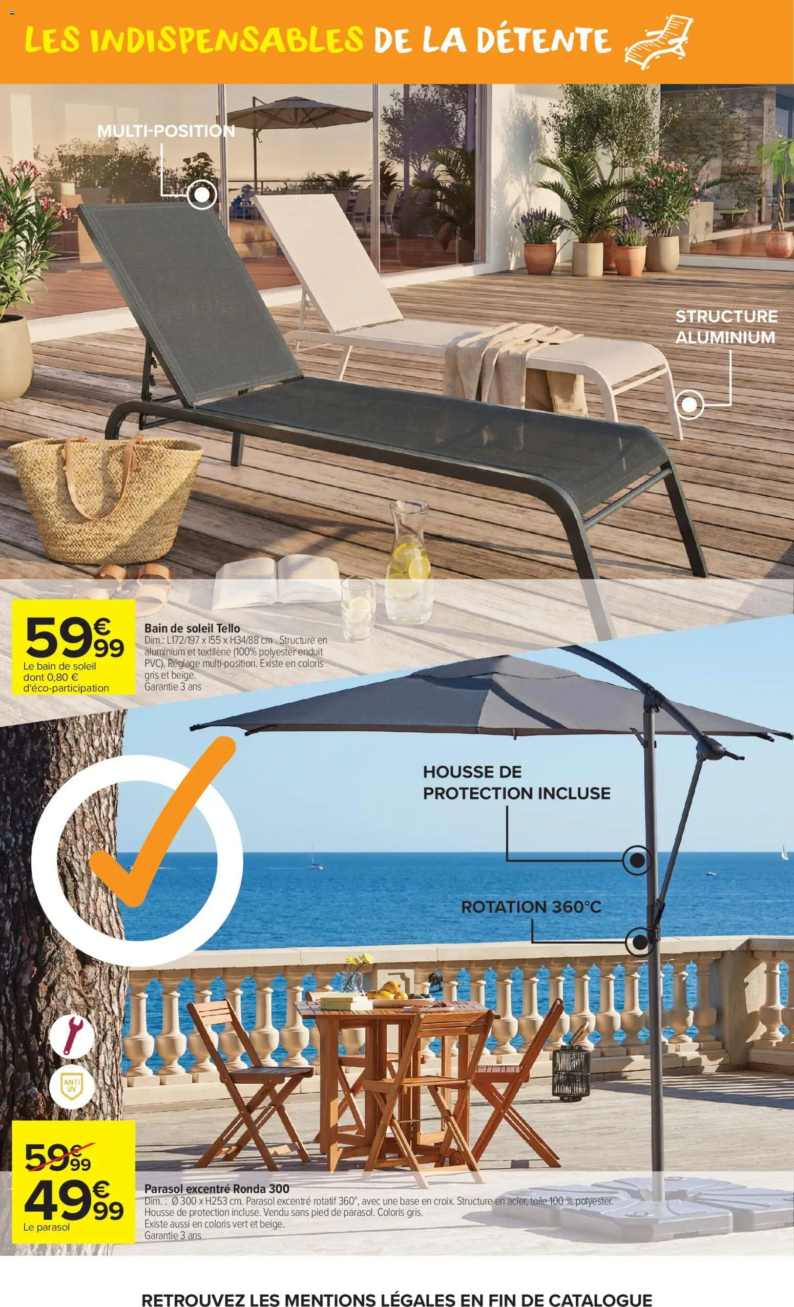 {H1} | Page: 10 | Produits: Base, Bain de soleil, Parasol