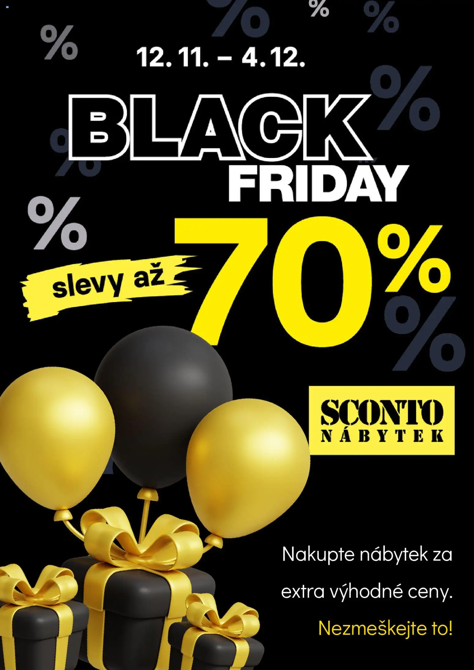 Sconto nábytek Black Friday od 12.11.2025 | Strana: 1 | Produkty: Nábytek