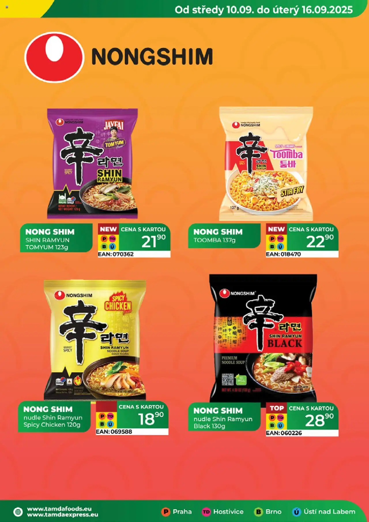 Tamda Foods leták od 10.09.2025 | Strana: 33 | Produkty: Nudle