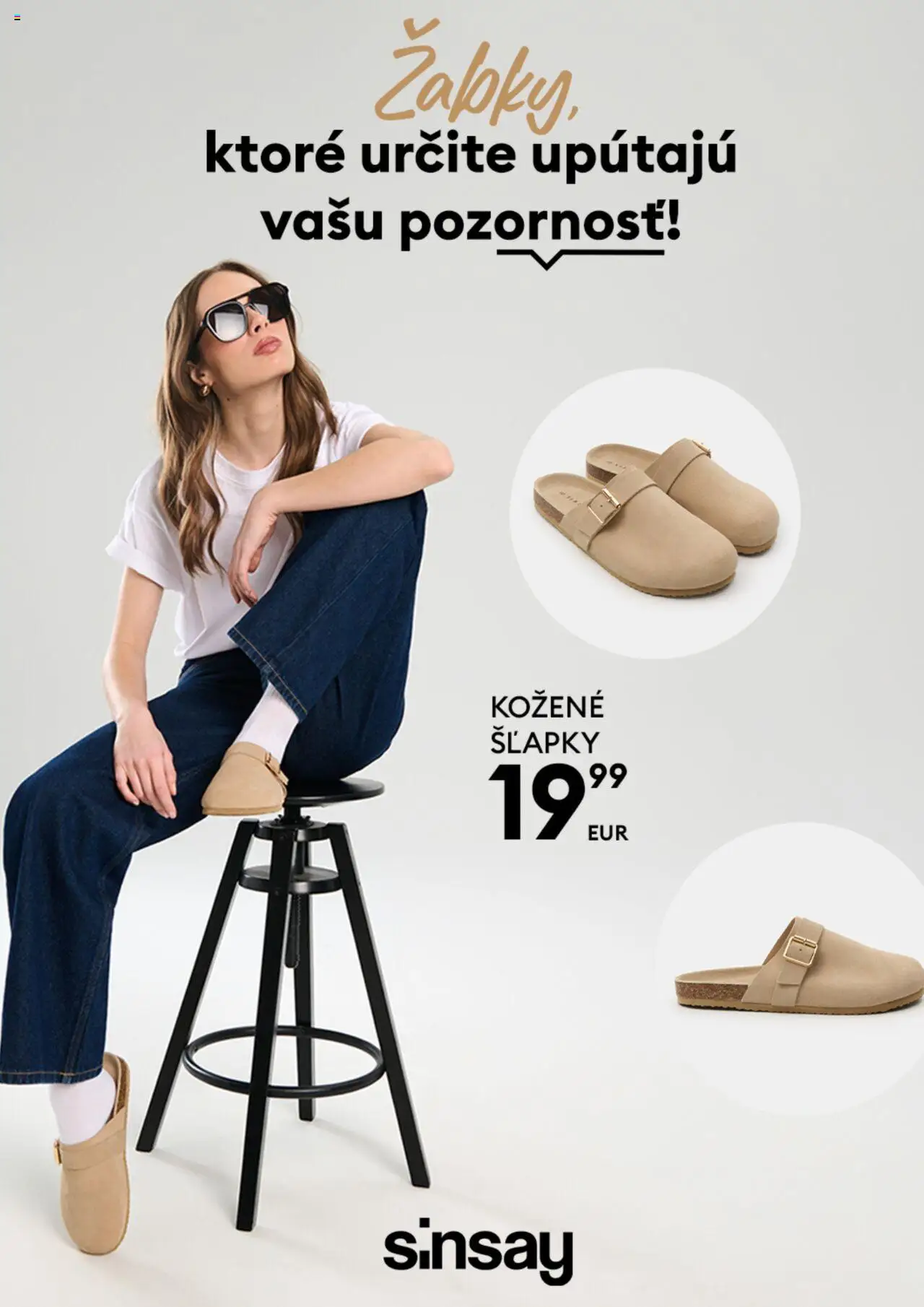 Sinsay výpredaj │ platný od 22.07.2025 | Strana: 10 | Produkty: Šľapky