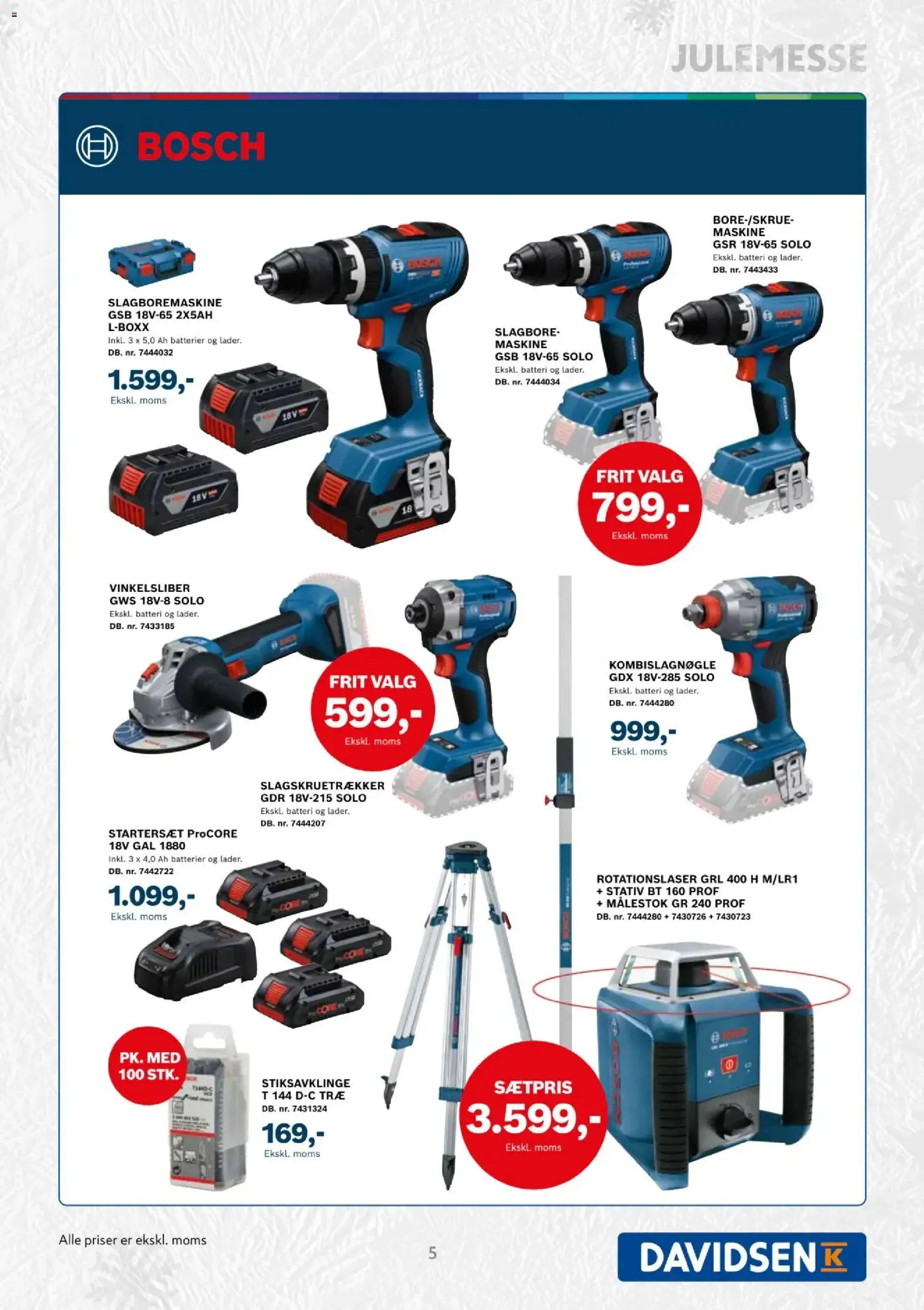 Davidsen tilbudsavis – gyldig fra 21.11.2025 | Side: 5 | Produkter: Batterier, Batteri