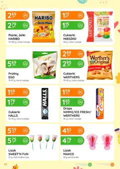 Pogląd oferty "Eurocash gazetka - Oferta Produktowa" - ważna od 05.03.2026 | Strona: 49 | Produkty: Pierścionek, Praliny, Żelki, Cukierki