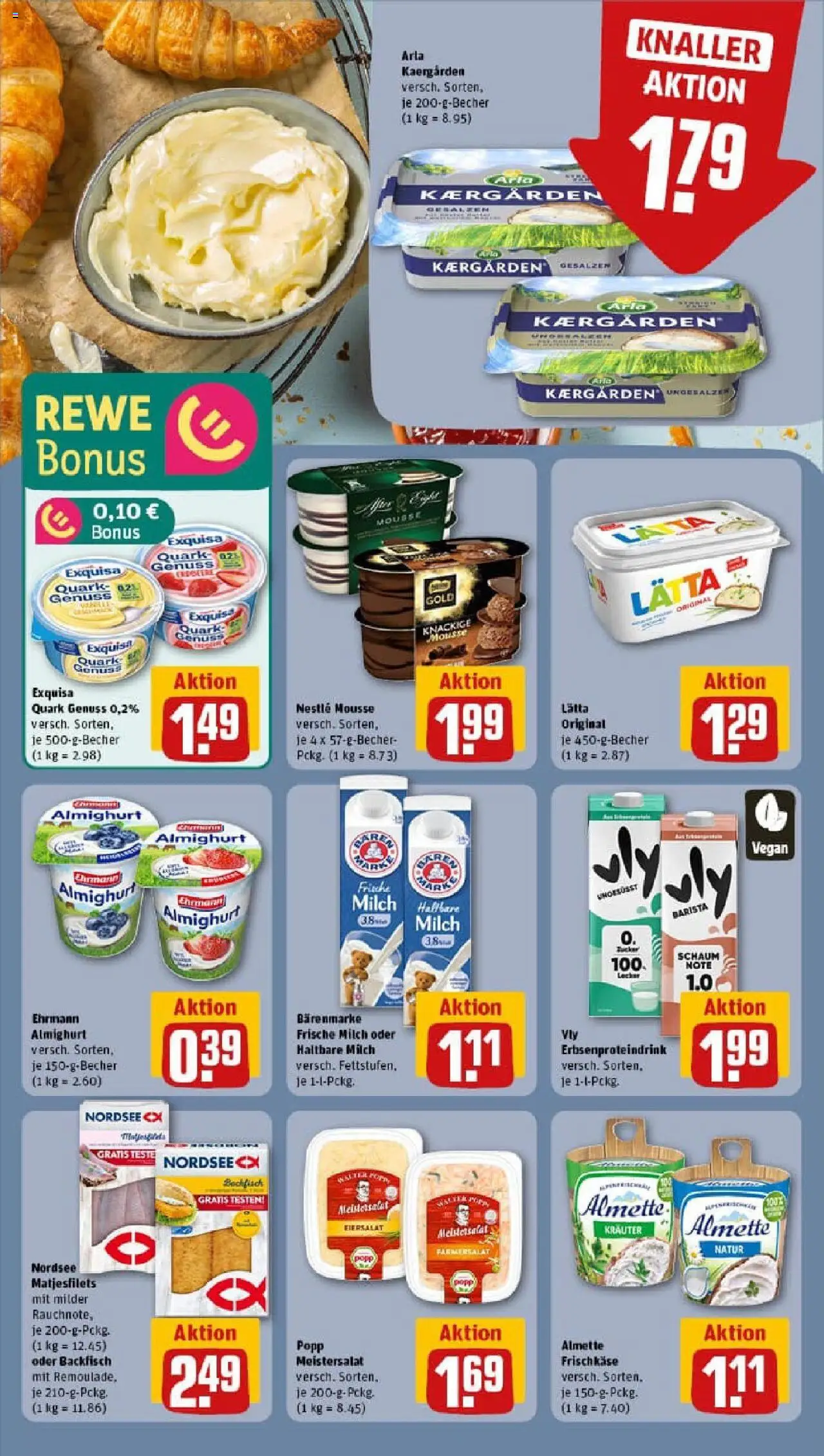Rewe prospekt Fröndenberg	 – gültig ab 06.10.2025 | Seite: 11 | Produkte: Ehrmann almighurt, Quark, Milch, Haltbare milch