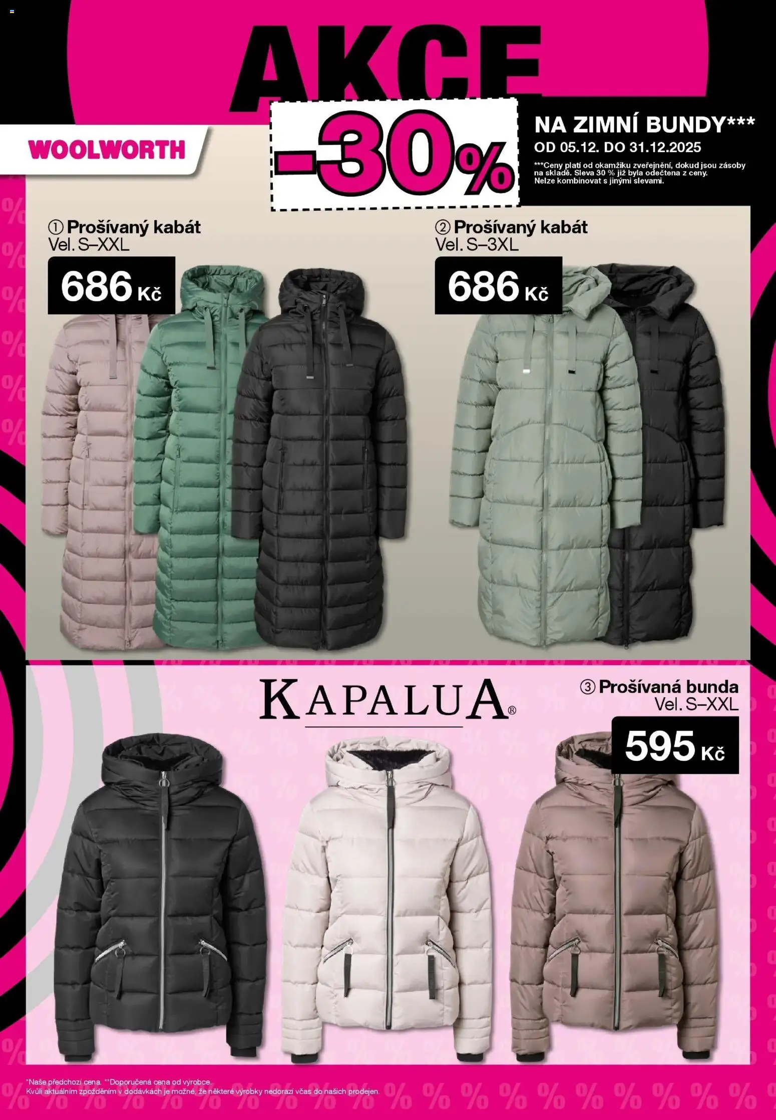 Woolworth leták od 12.12.2025 | Strana: 26 | Produkty: Bunda, Kabát, Zimní bundy, Bundy